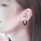 スターリングシルバー クラダ フープピアス