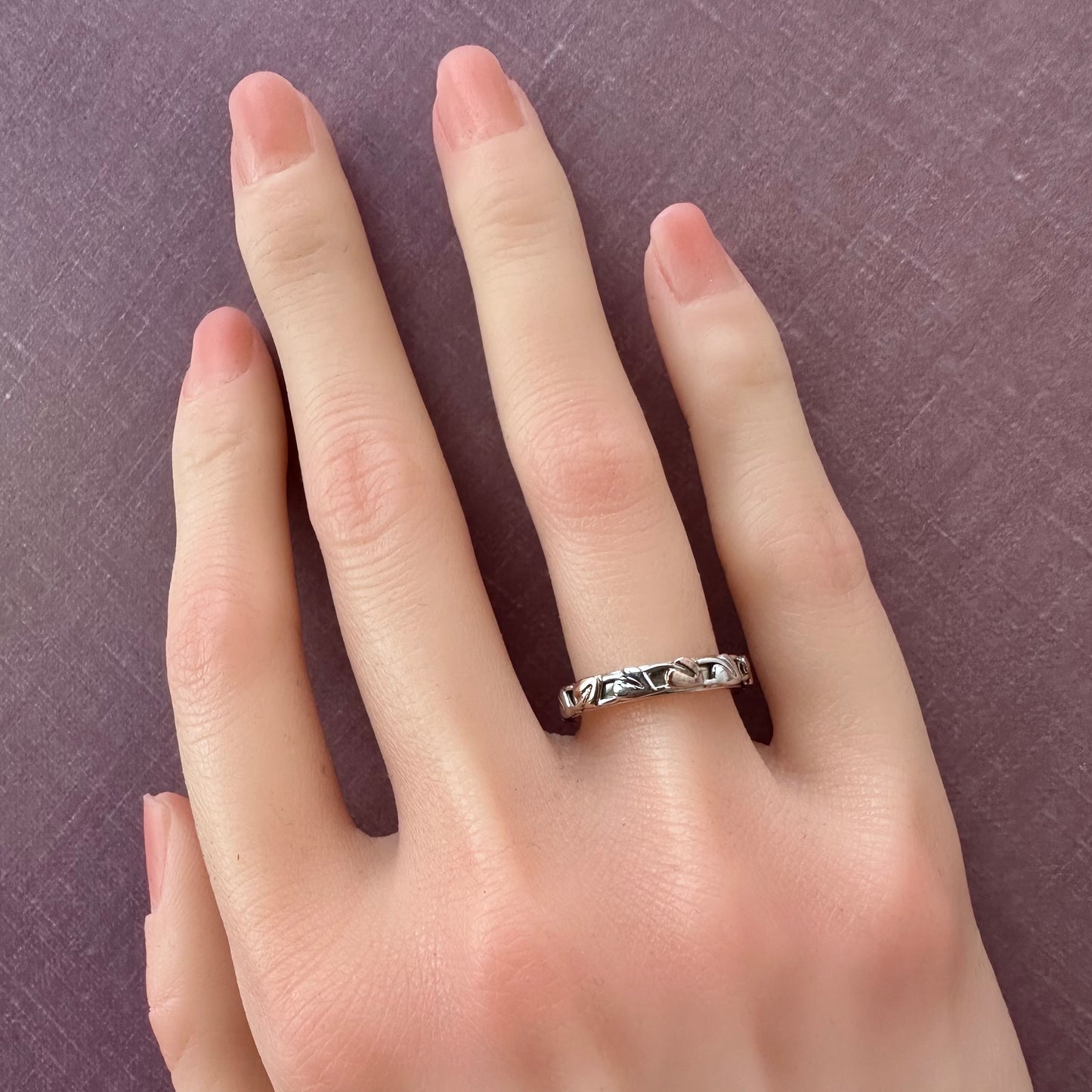 Clogau ウェルシュゴールド＆スターリングシルバー エタニティリング 14.5号