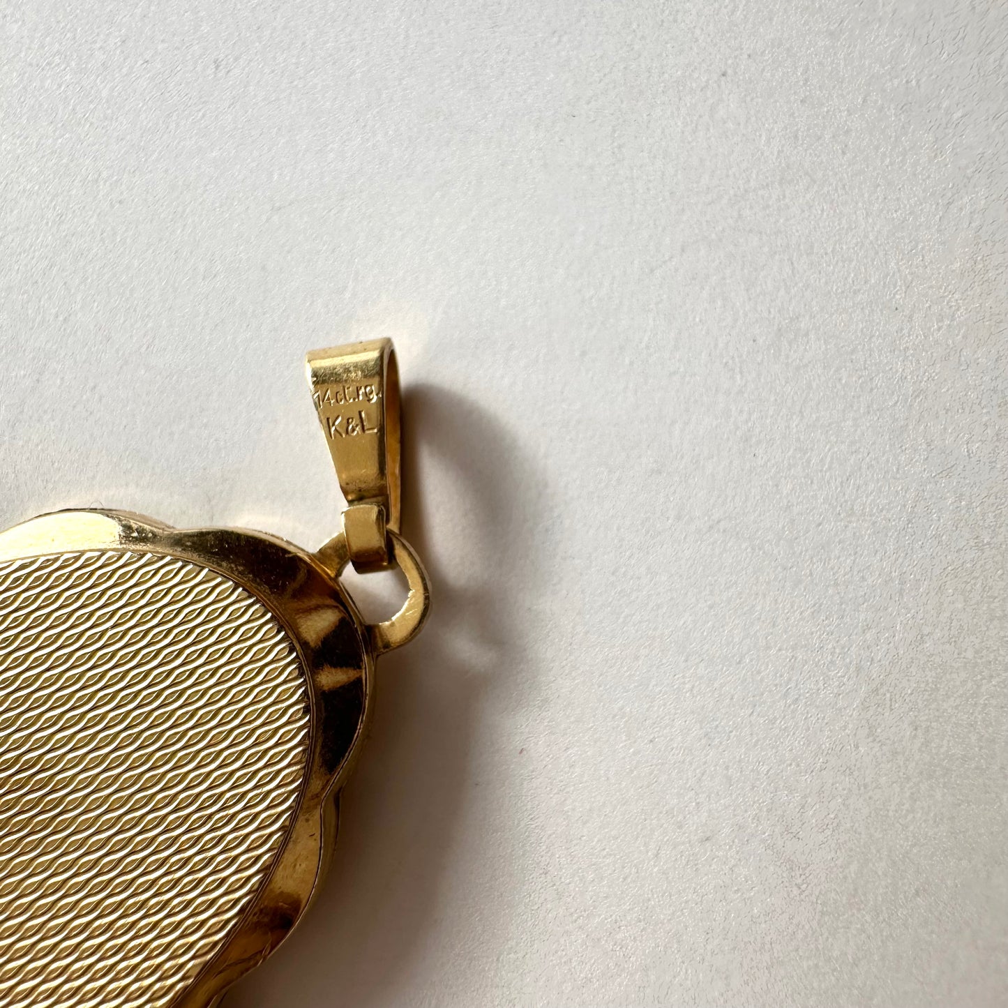 K&L 14ctゴールドフィルド クローバー ロケット