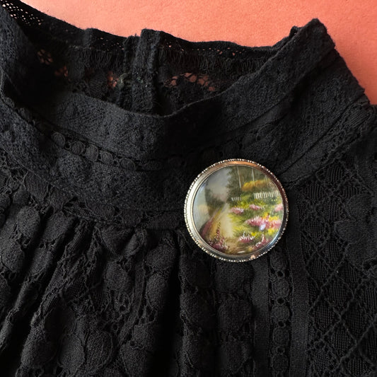 TLM ペイント ドームブローチ Spring