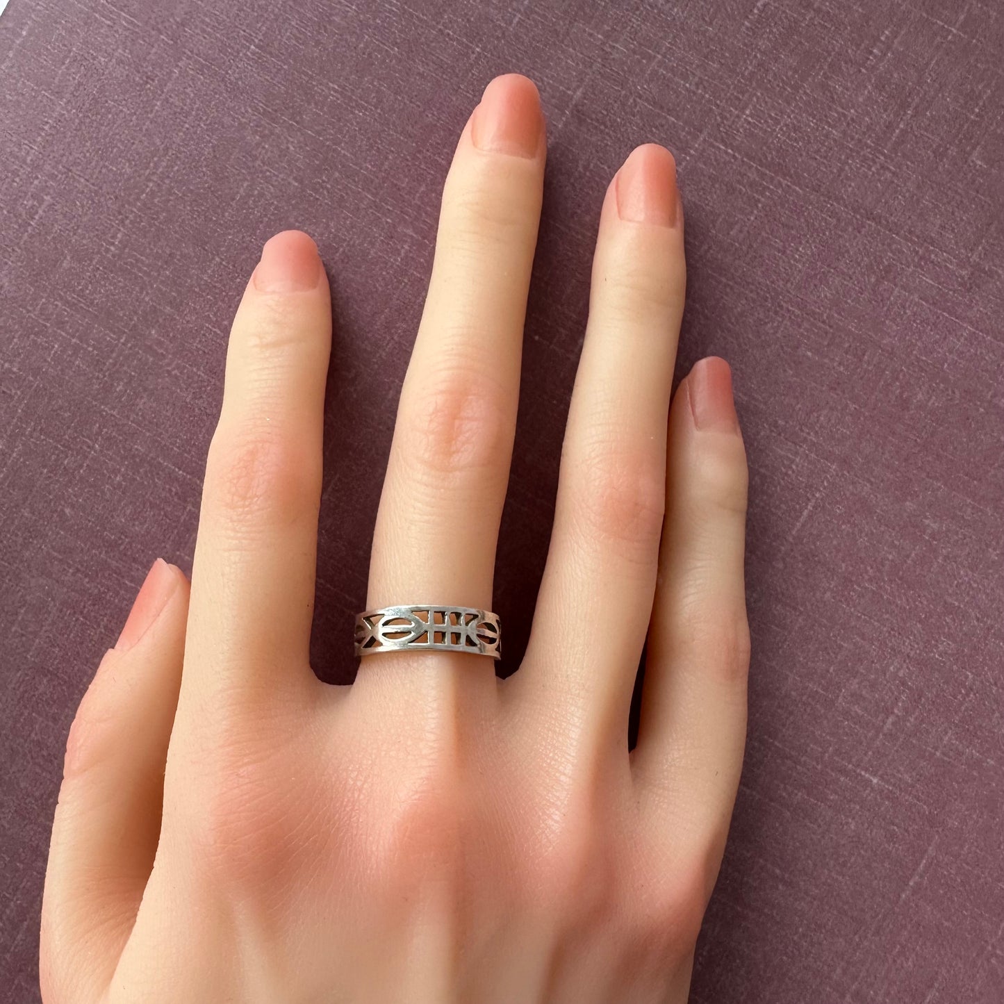 セルティックモチーフ リング スターリングシルバー 15.5号