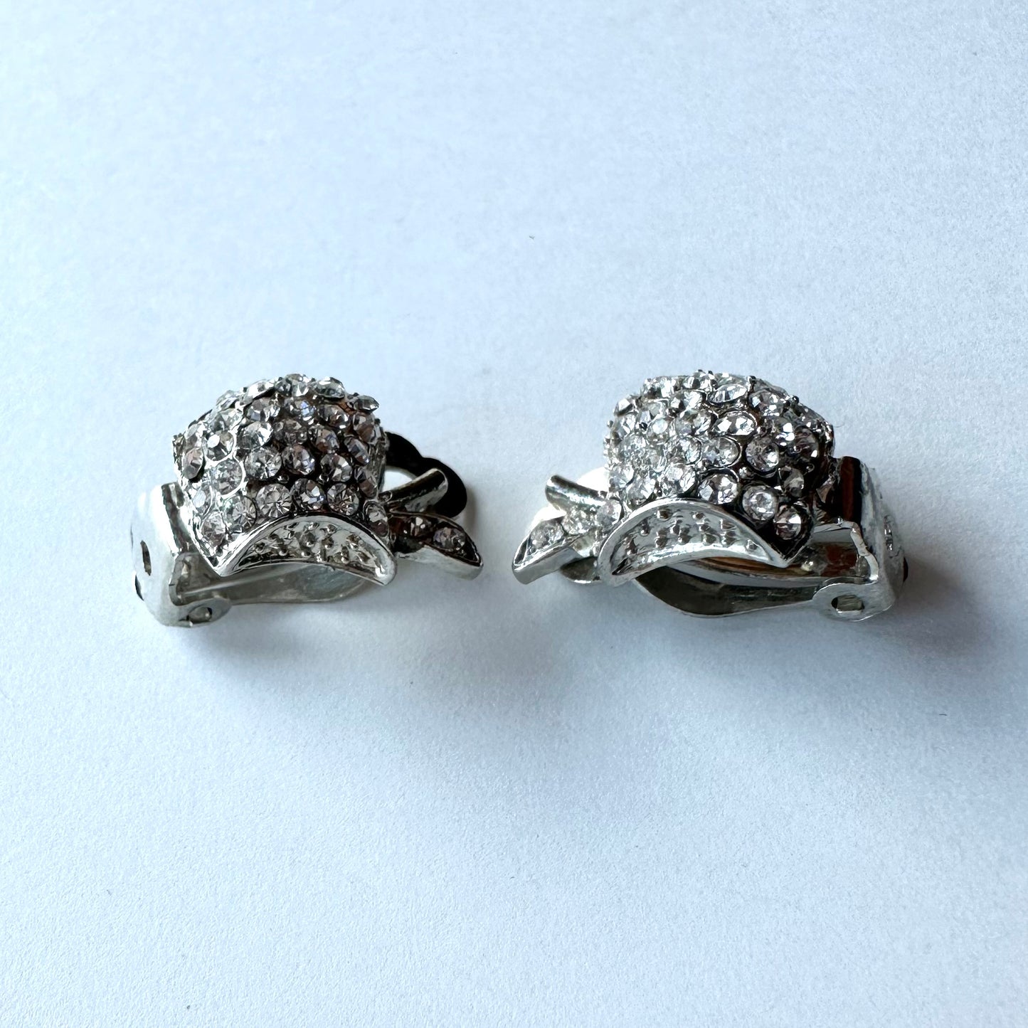 クリアグラス アップル イヤリング