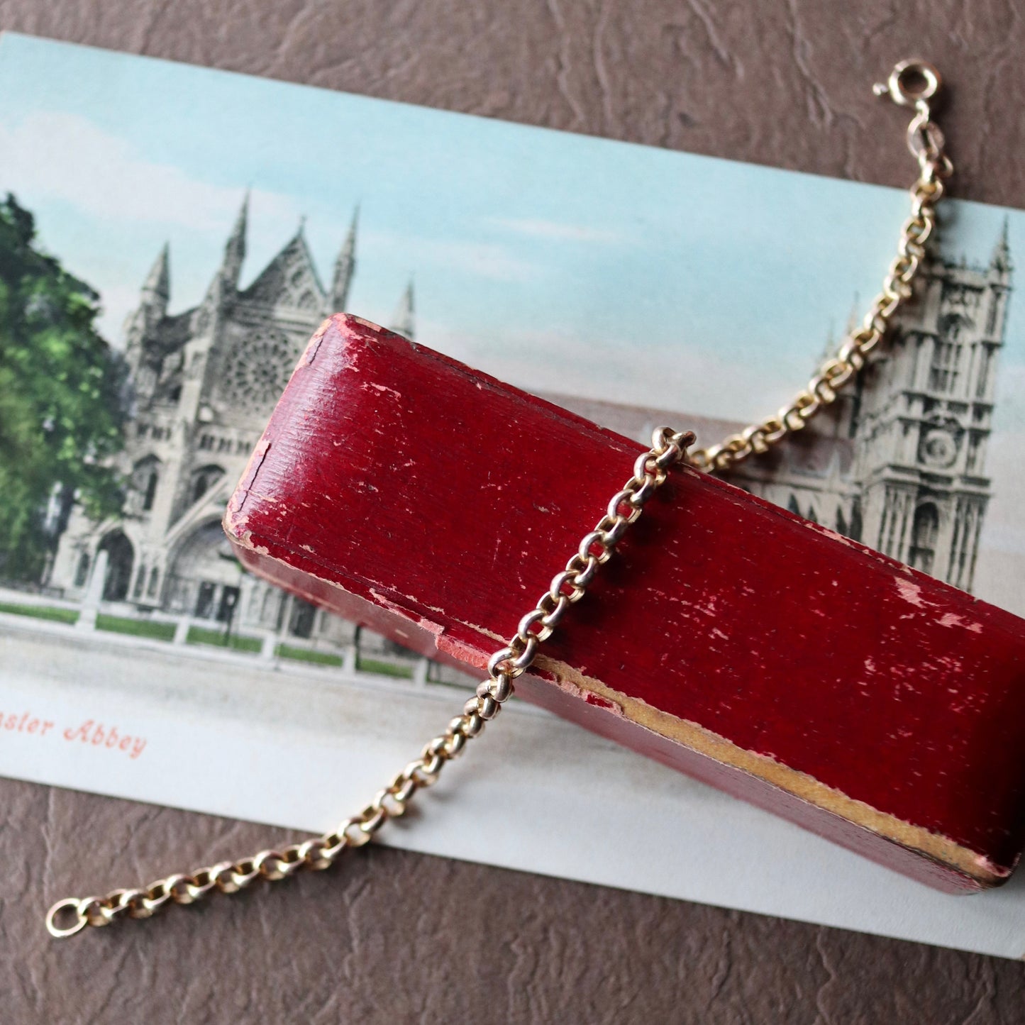 ヴィンテージ 9ctゴールド ベルチャーリンク ブレスレット 1990年