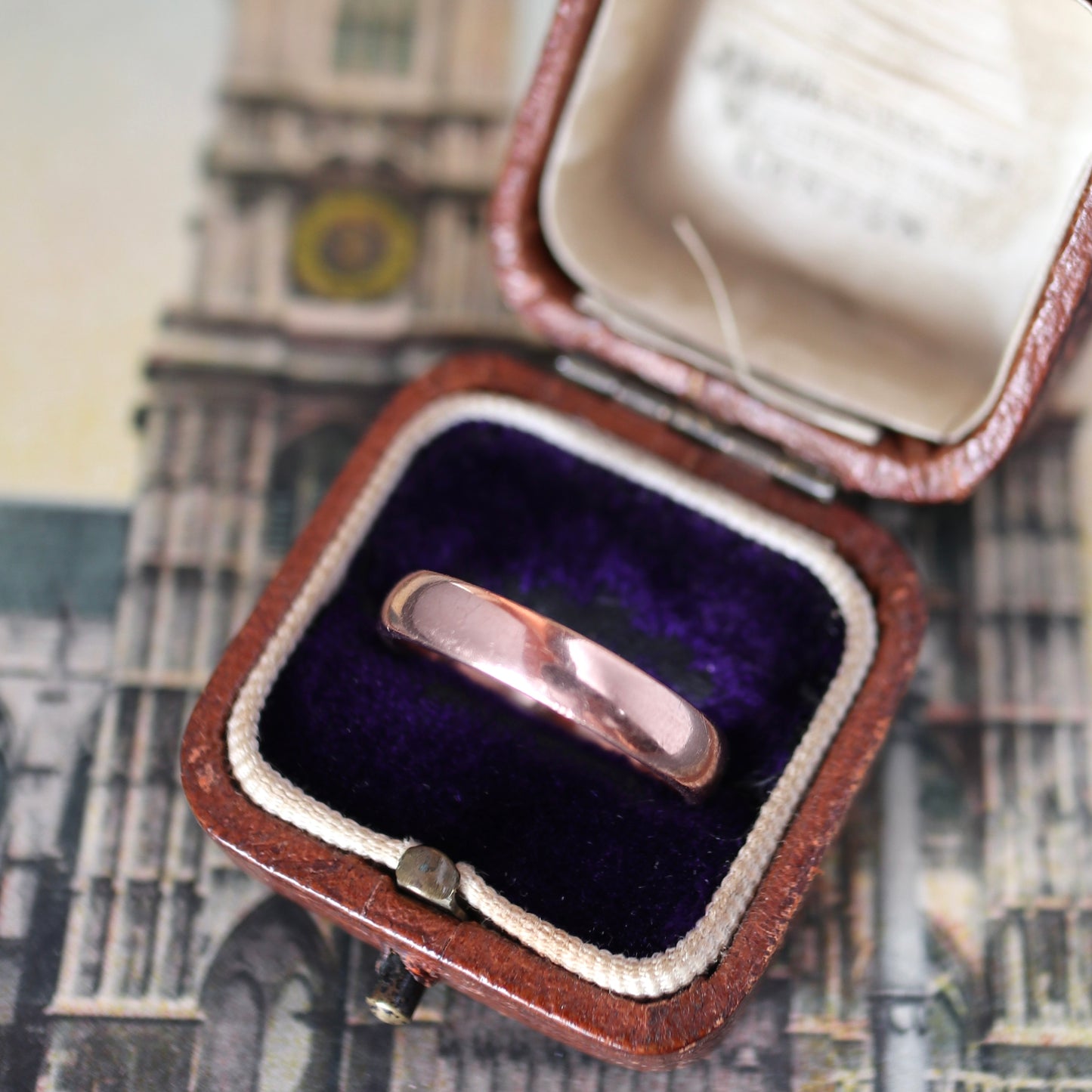 ウェルシュゴールド 9ctゴールド Clogau ウェディングバンドリング 16号
