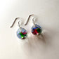 トライカラーグラス イヤリング