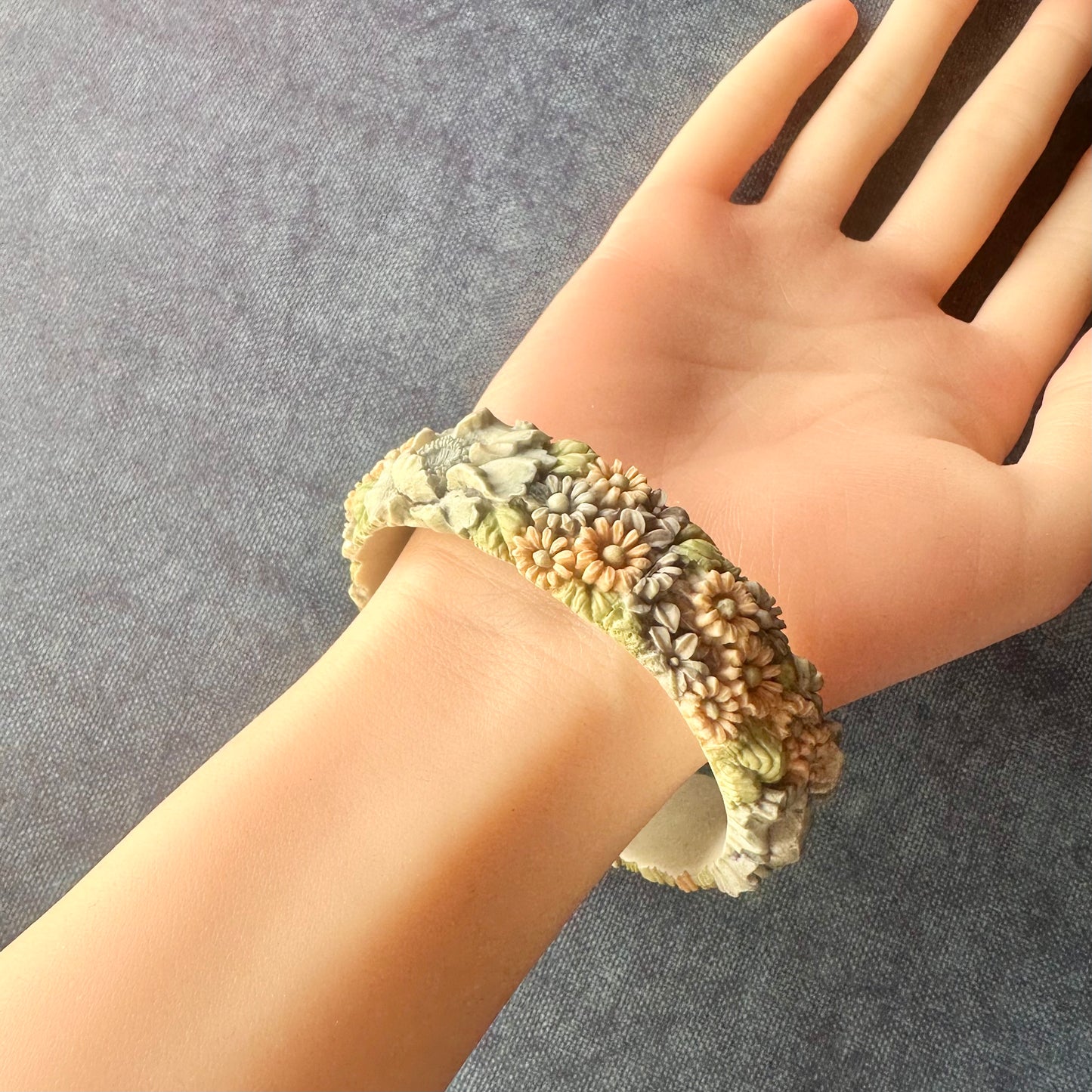 パステルフラワーバングル