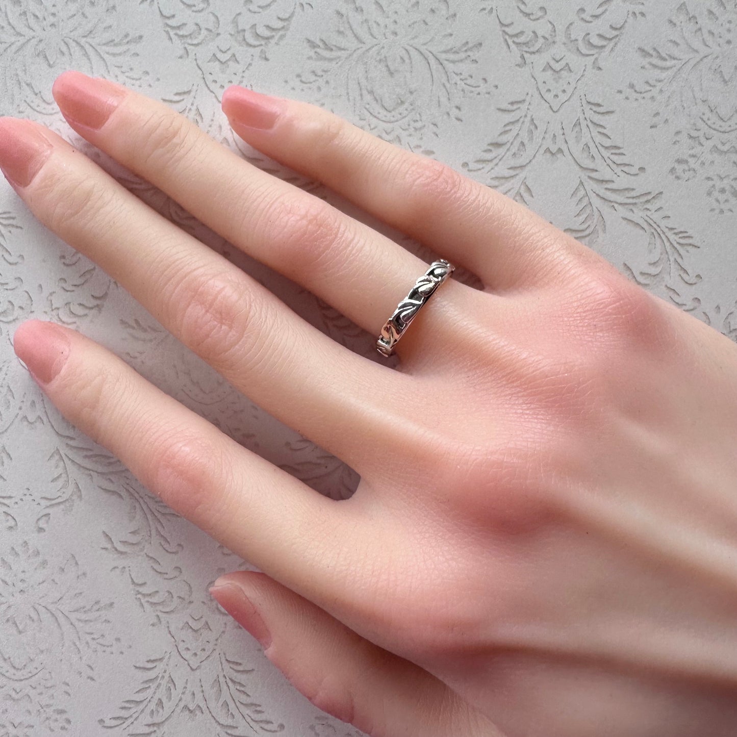 Clogau ウェルシュゴールド＆スターリングシルバー エタニティリング 12号