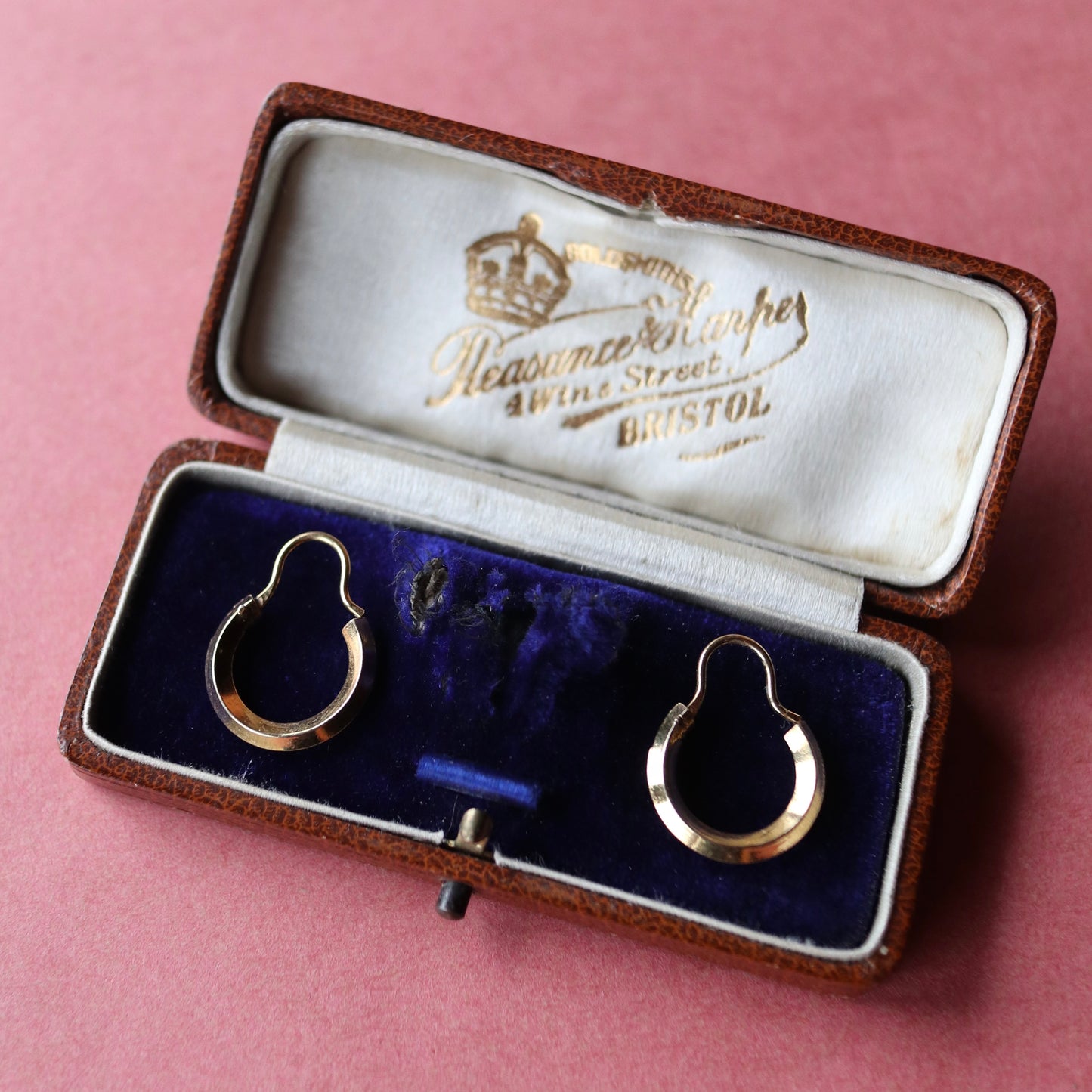 ロールドゴールド フープピアス