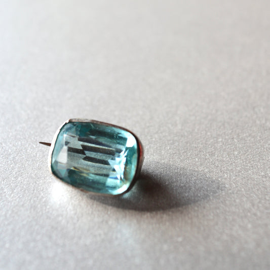 ペールブルーグラス ミニブローチ