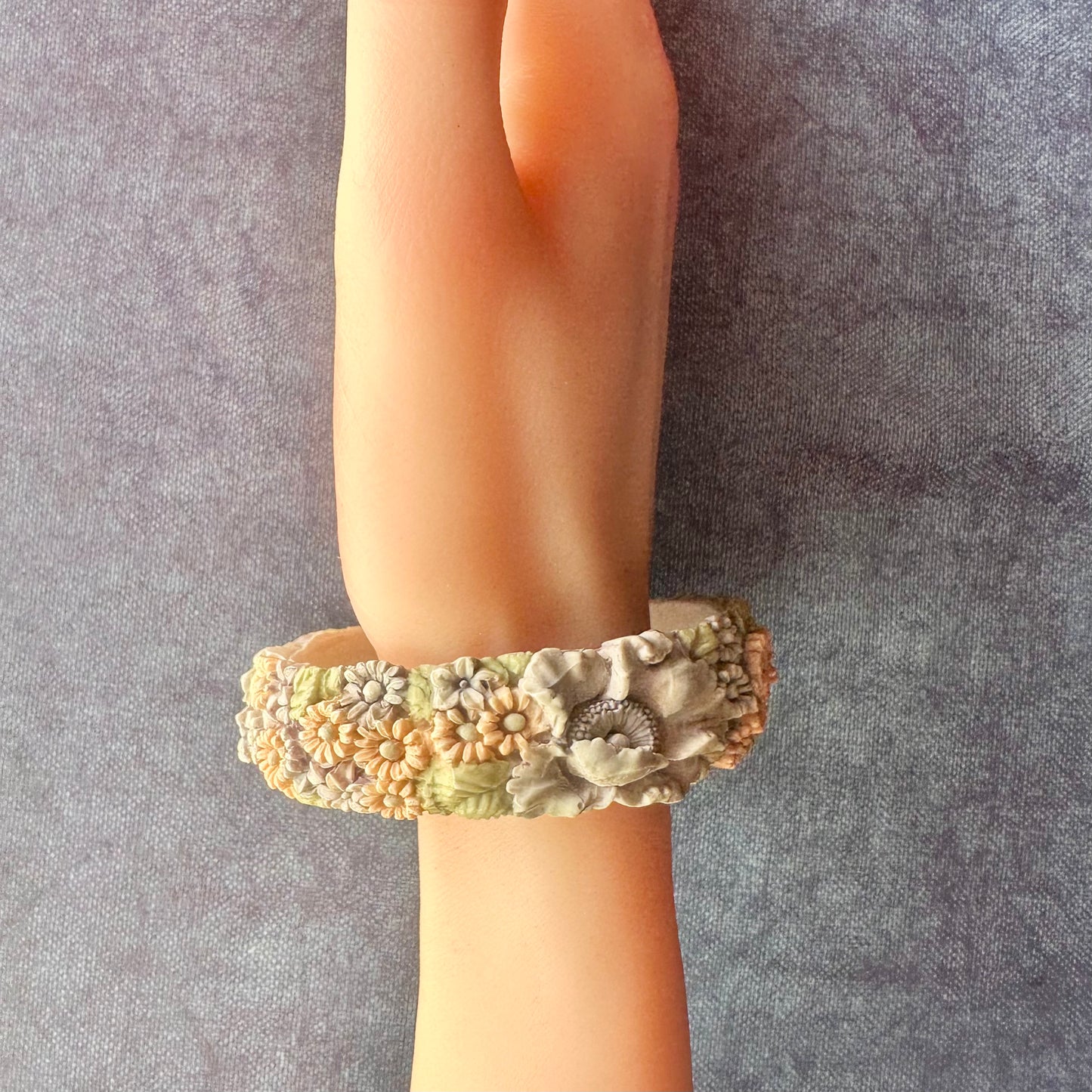 パステルフラワーバングル