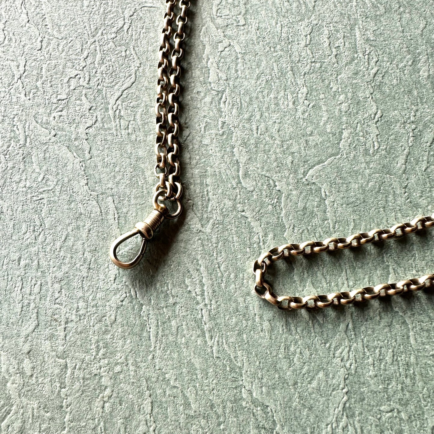 ヴィクトリアン ロングガードチェーン ドッグクリップ付