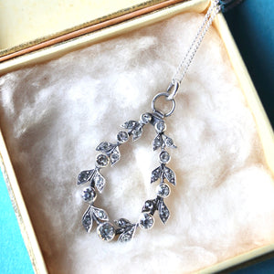 アールデコ クリアグラス ネックレス – Amelie Antique