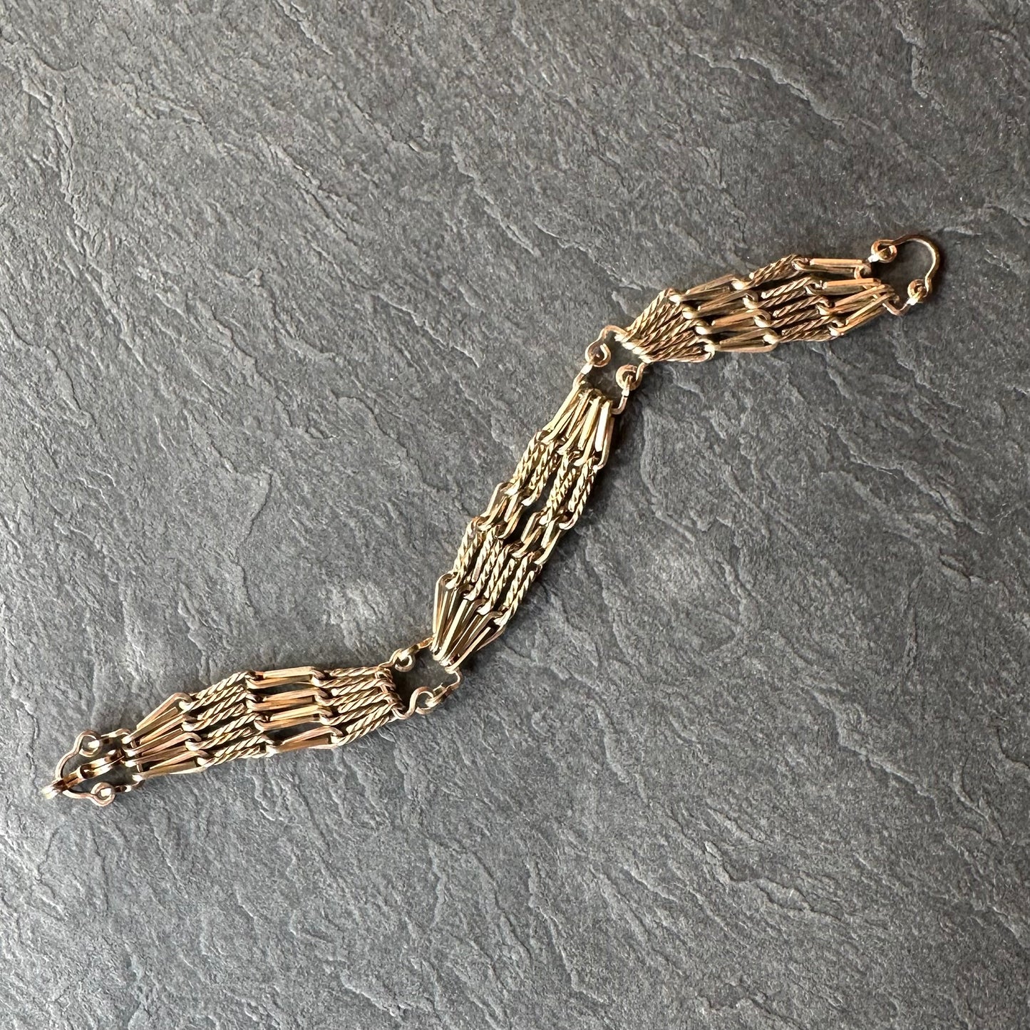 ロールドゴールド チェーンブレスレット