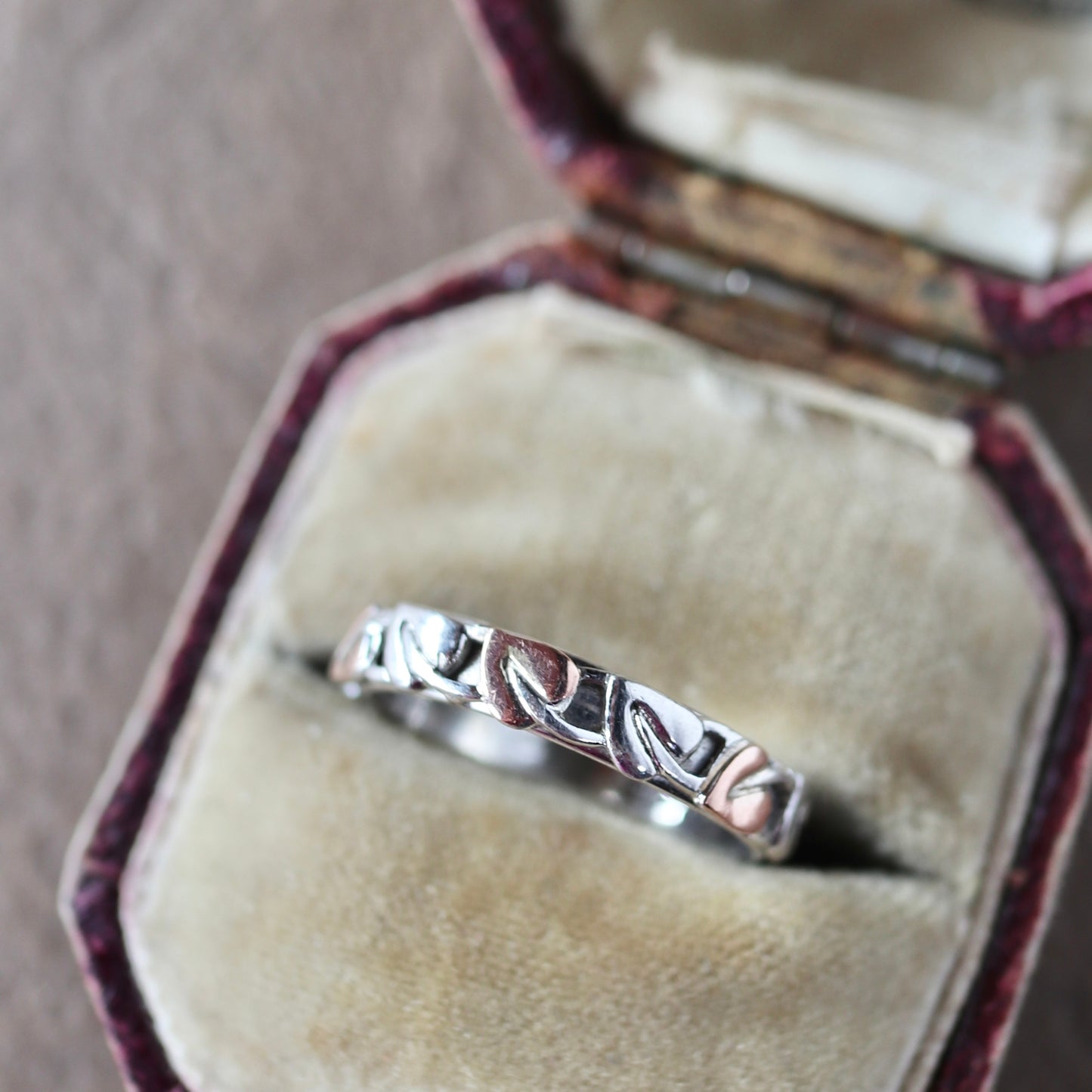 Clogau ウェルシュゴールド＆スターリングシルバー エタニティリング 12号