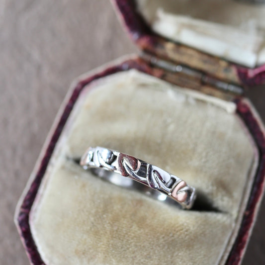 Clogau ウェルシュゴールド＆スターリングシルバー エタニティリング 12号