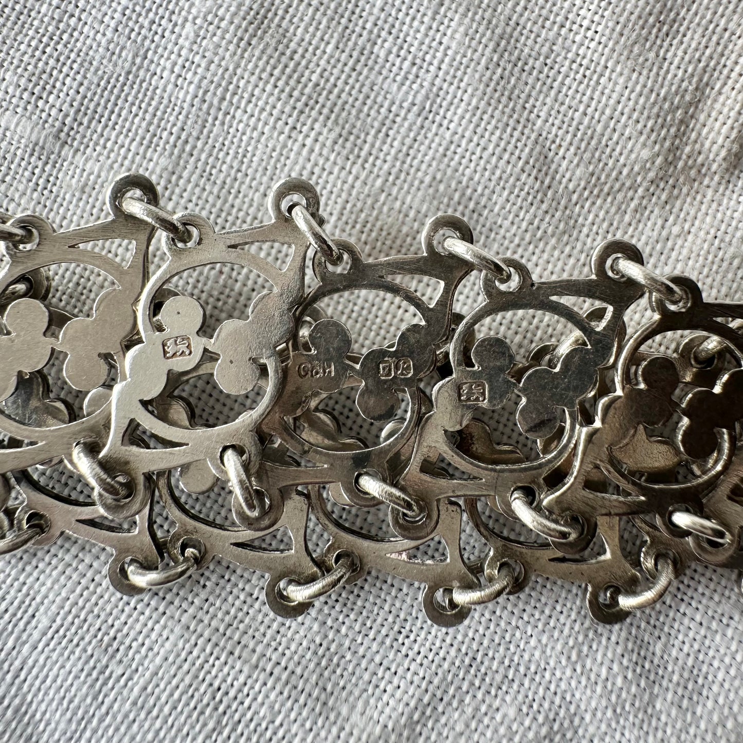 スターリングシルバー ヴィンテージブレスレット