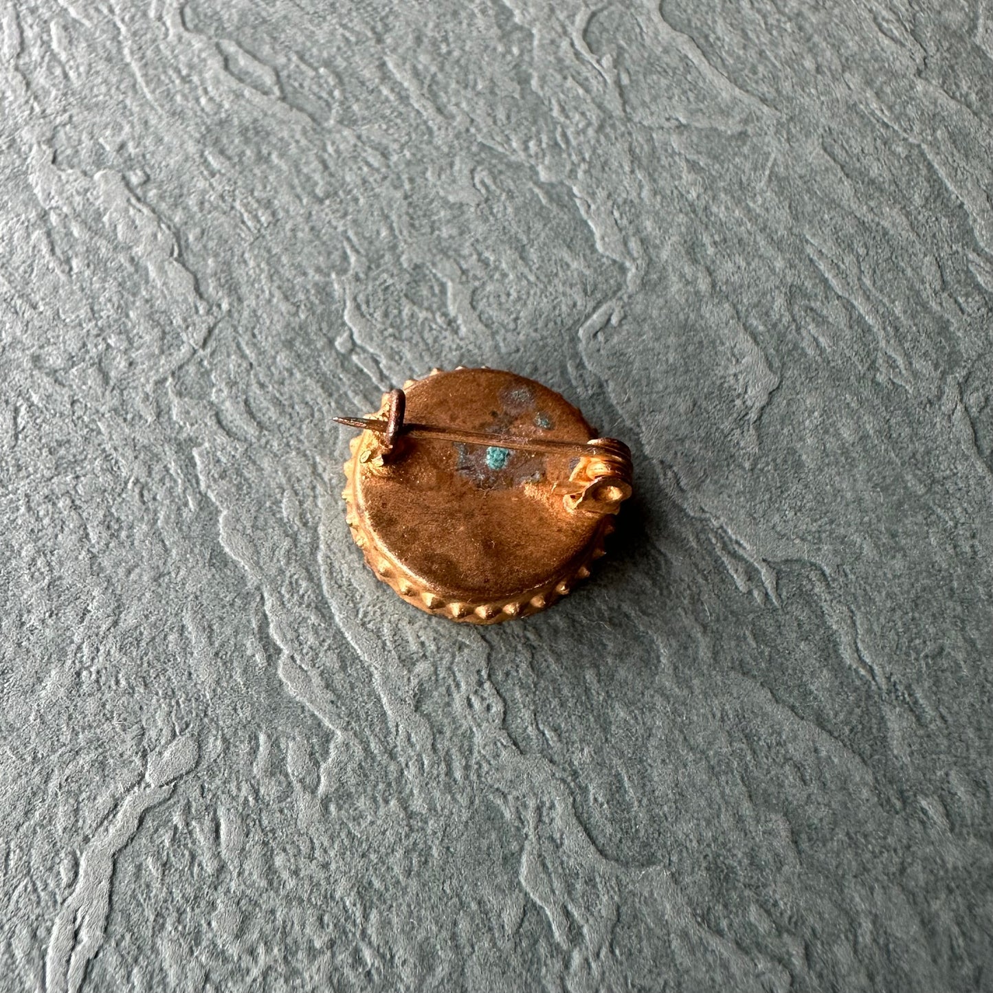 マイクロモザイク ラウンドブローチ④