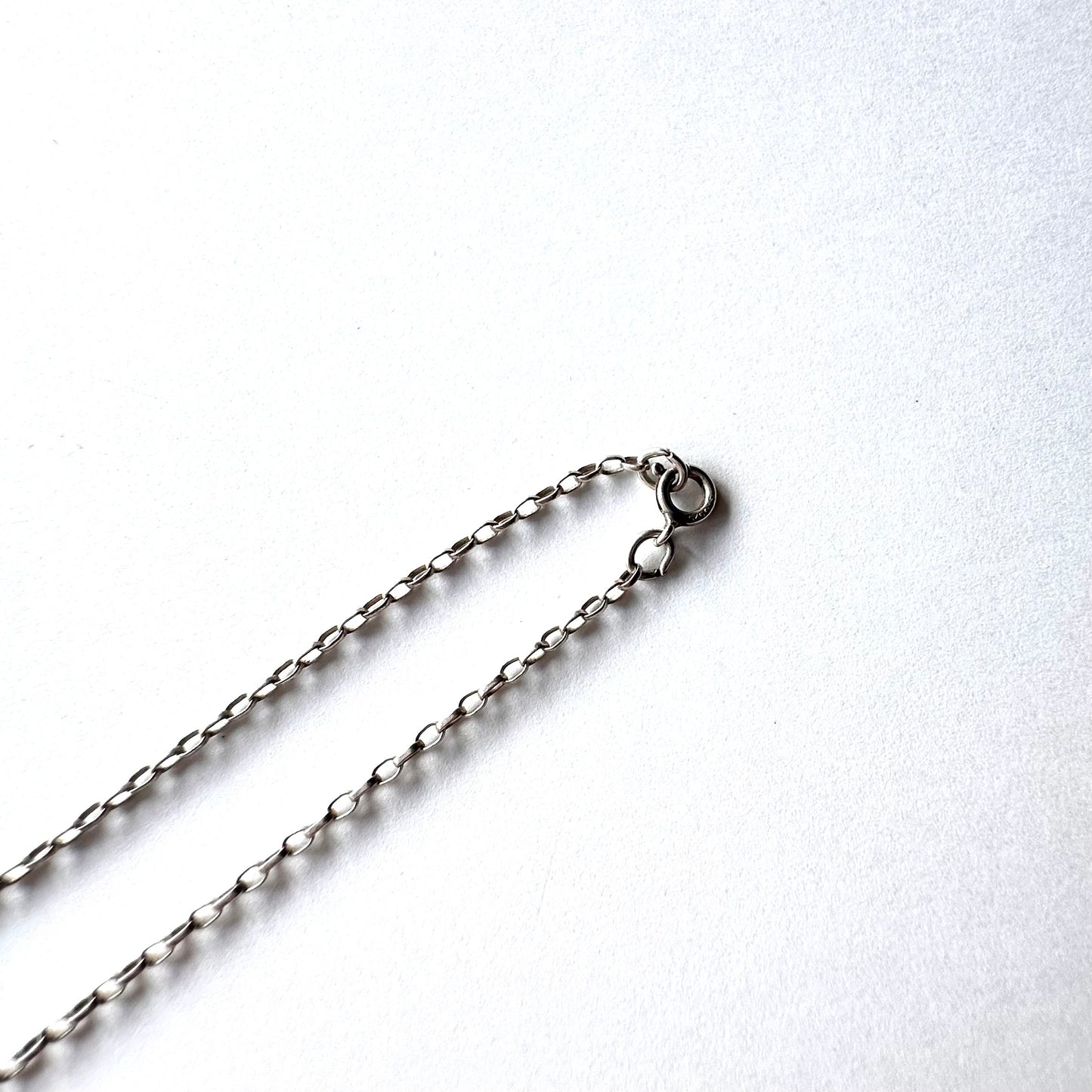 スターリングシルバー ロロリンク ヴィンテージチェーン ネックレス