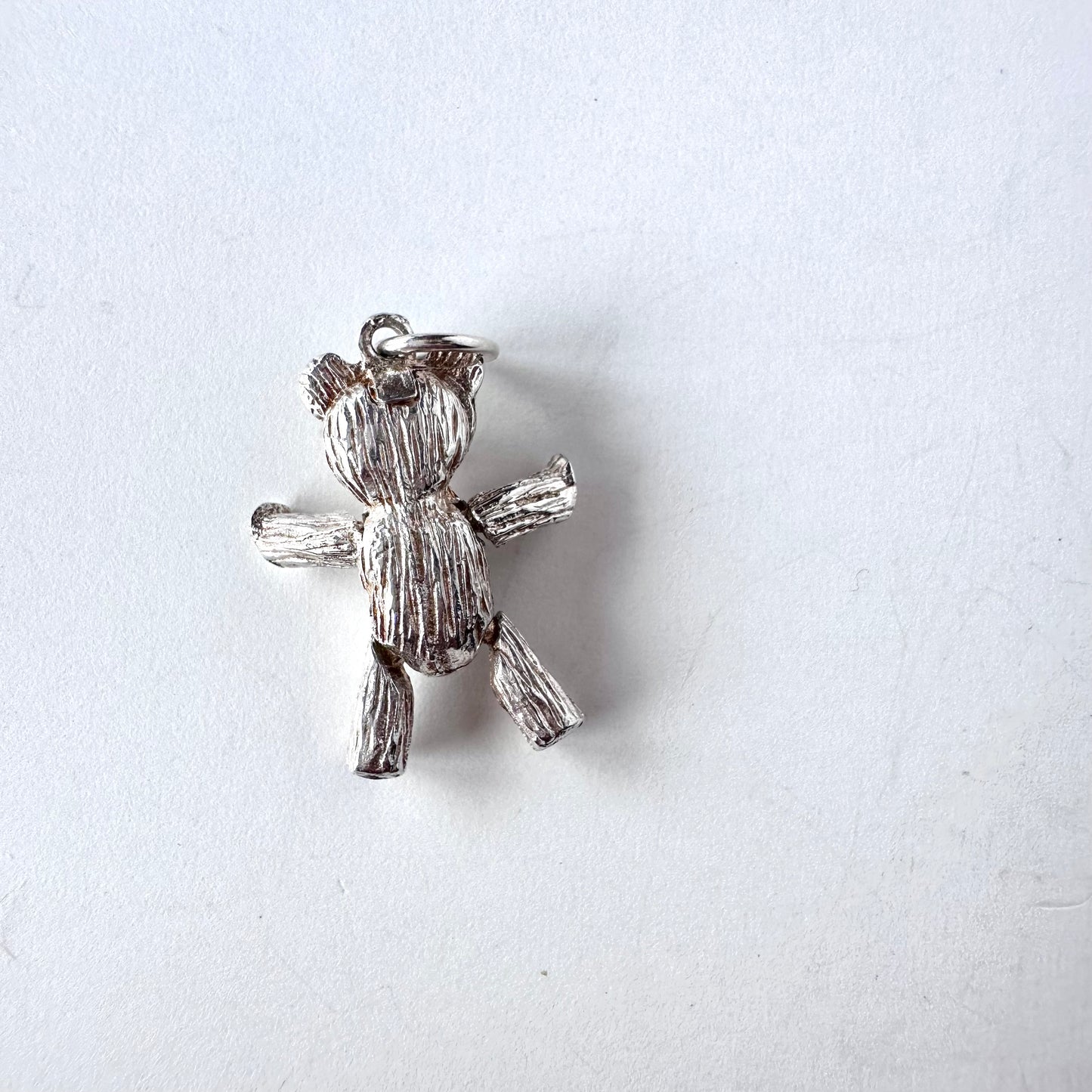 テディベア ヴィンテージシルバーチャーム(ムーヴタイプ)