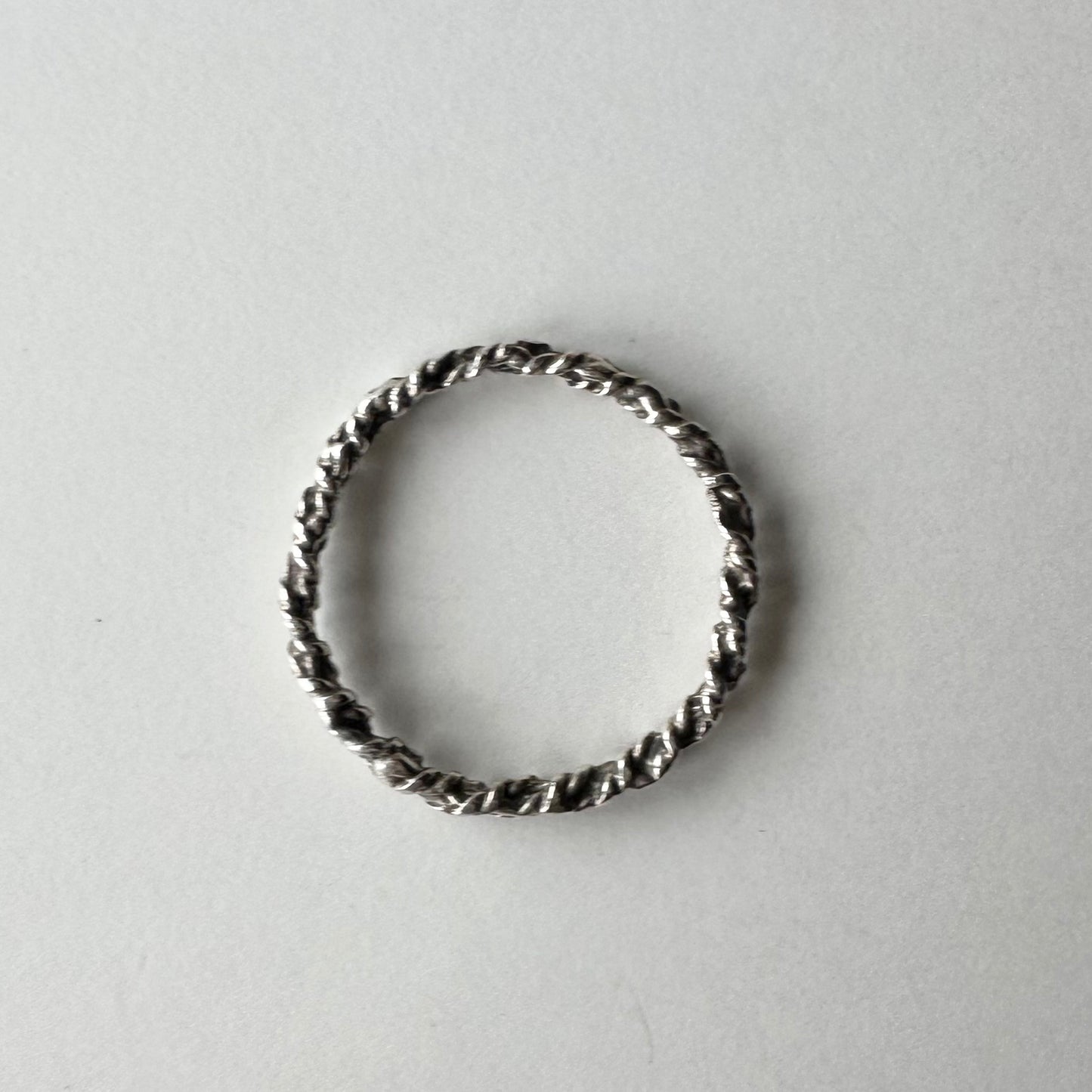 シルバー ツイストロープ リング 13.5号
