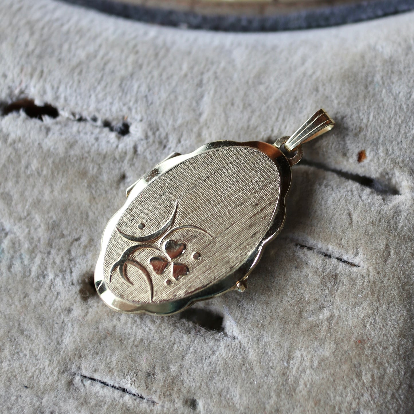 K&L 14ctゴールドフィルド クローバー ロケット