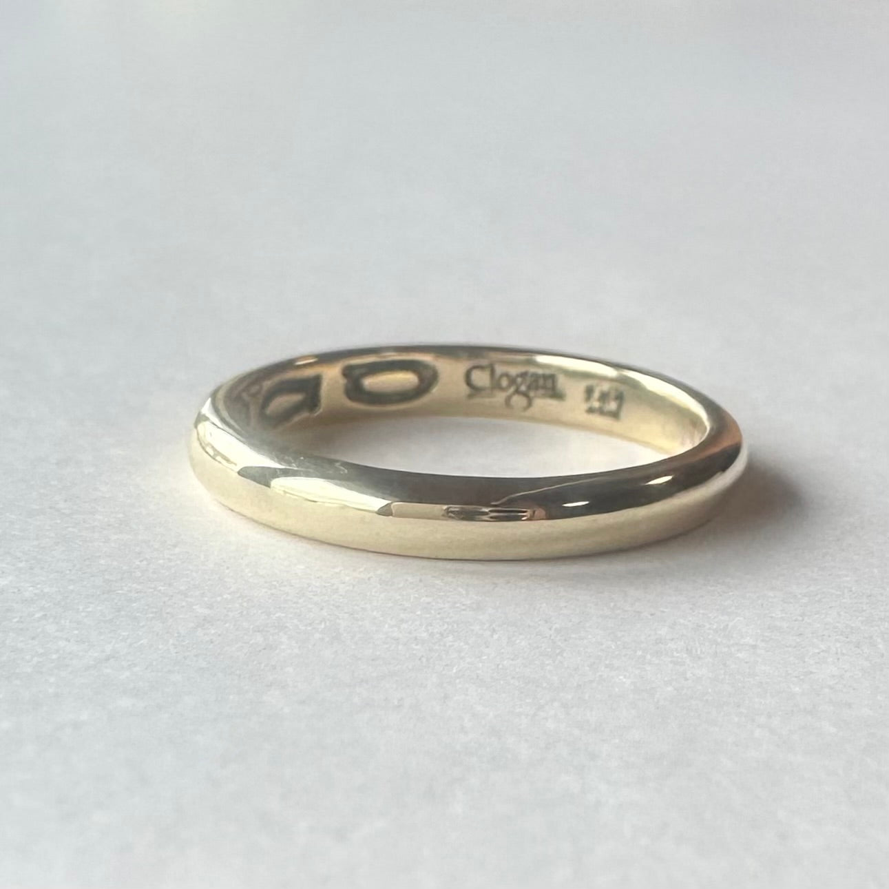 ウェルシュゴールド 9ctゴールド Clogau ウェディングバンドリング 13.5号