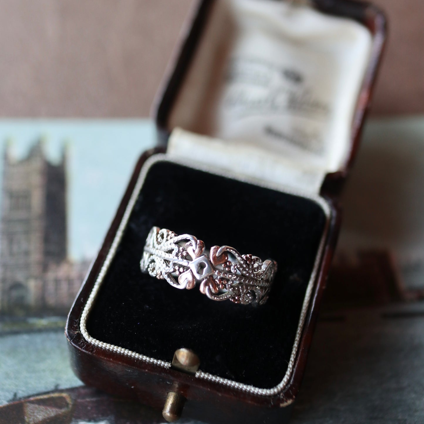 Clogau ウェルシュゴールド＆スターリングシルバー ケンジントン リング 14.5号