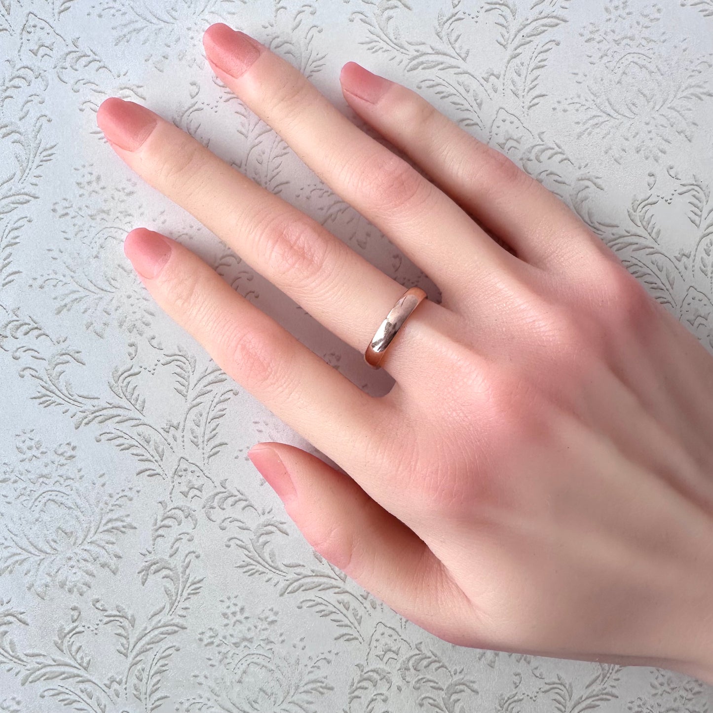 ウェルシュゴールド 9ctゴールド Clogau ウェディングバンドリング 16号