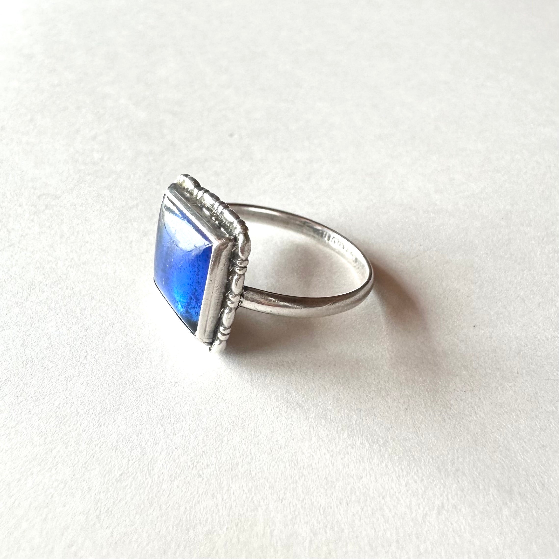 バタフライリング　11.5号 バタフライウィング スクエアリング 11.5号 – Amelie Antique