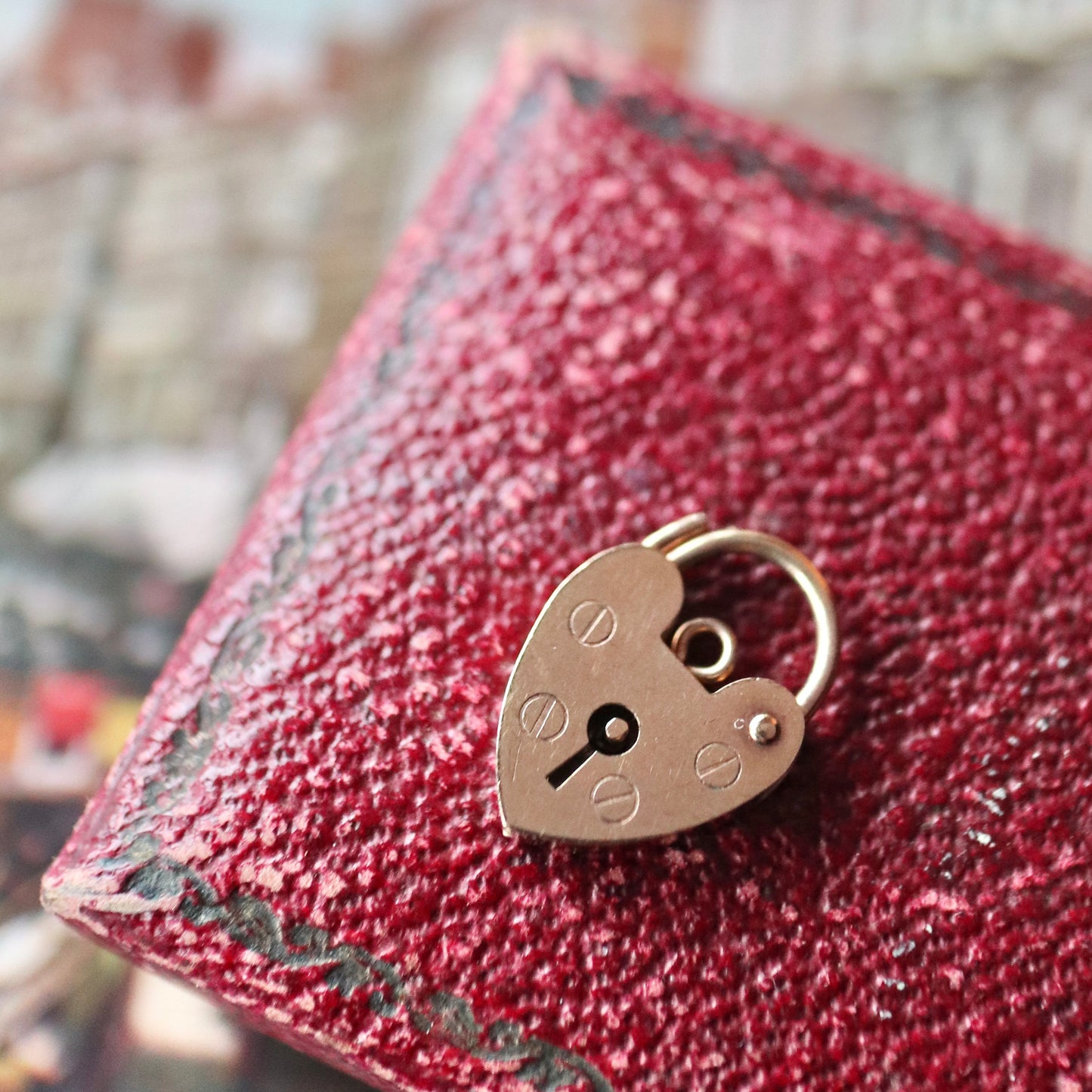 9ctゴールド パドロック 1973年 ロンドン