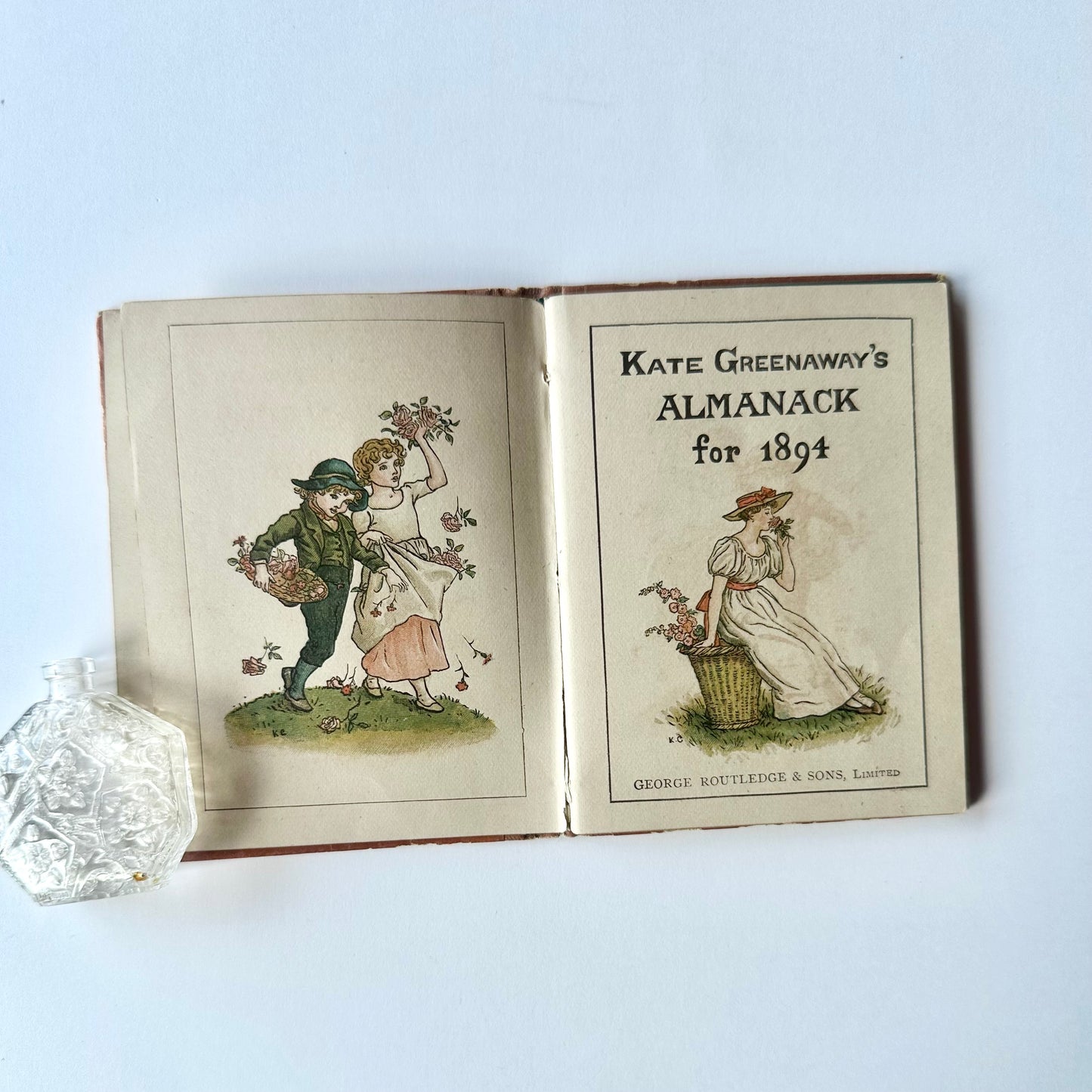 アンティークブック ALMANACK for 1894 KATE GREENAWAY