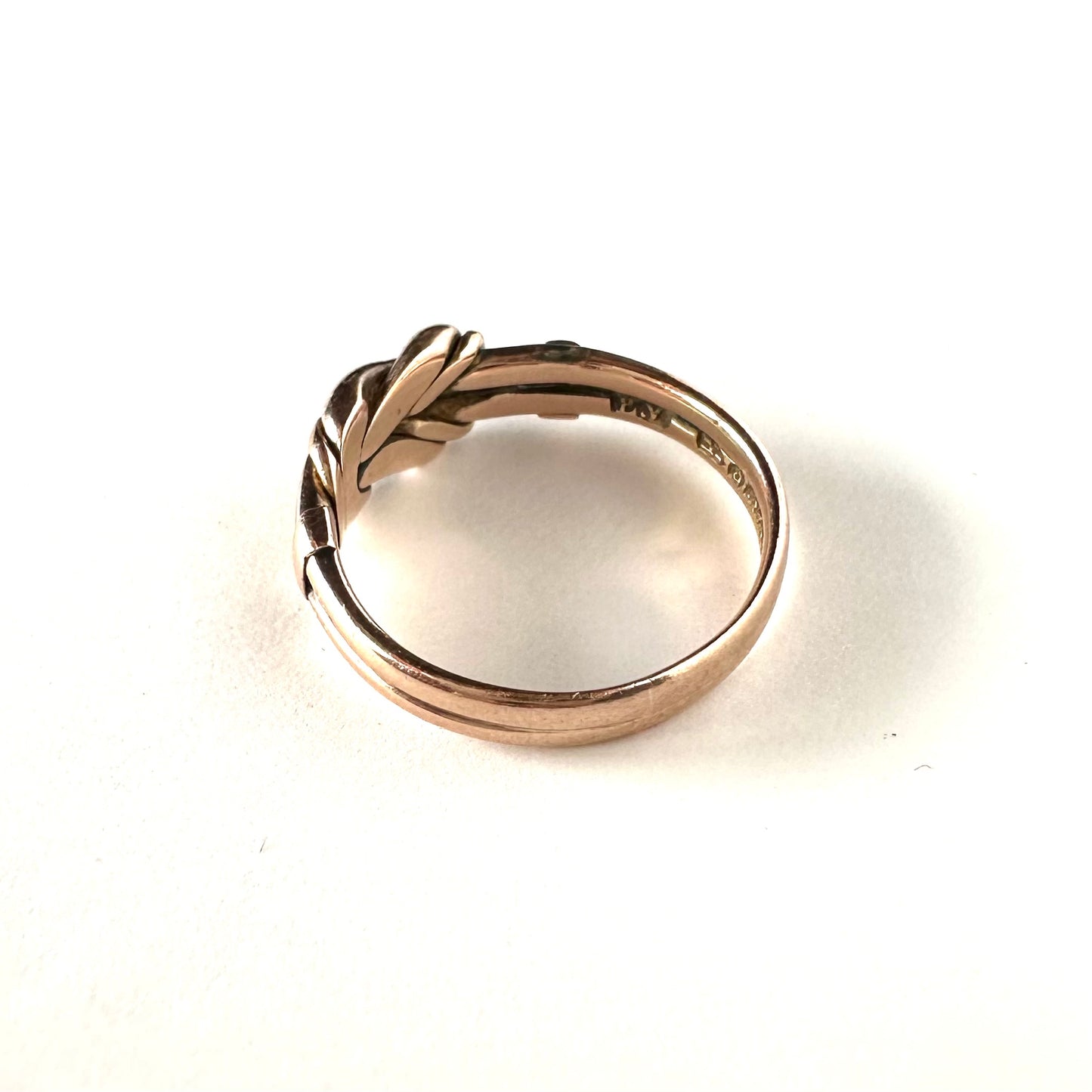 アンティーク ラヴァーズノットリング チェスター 1900年