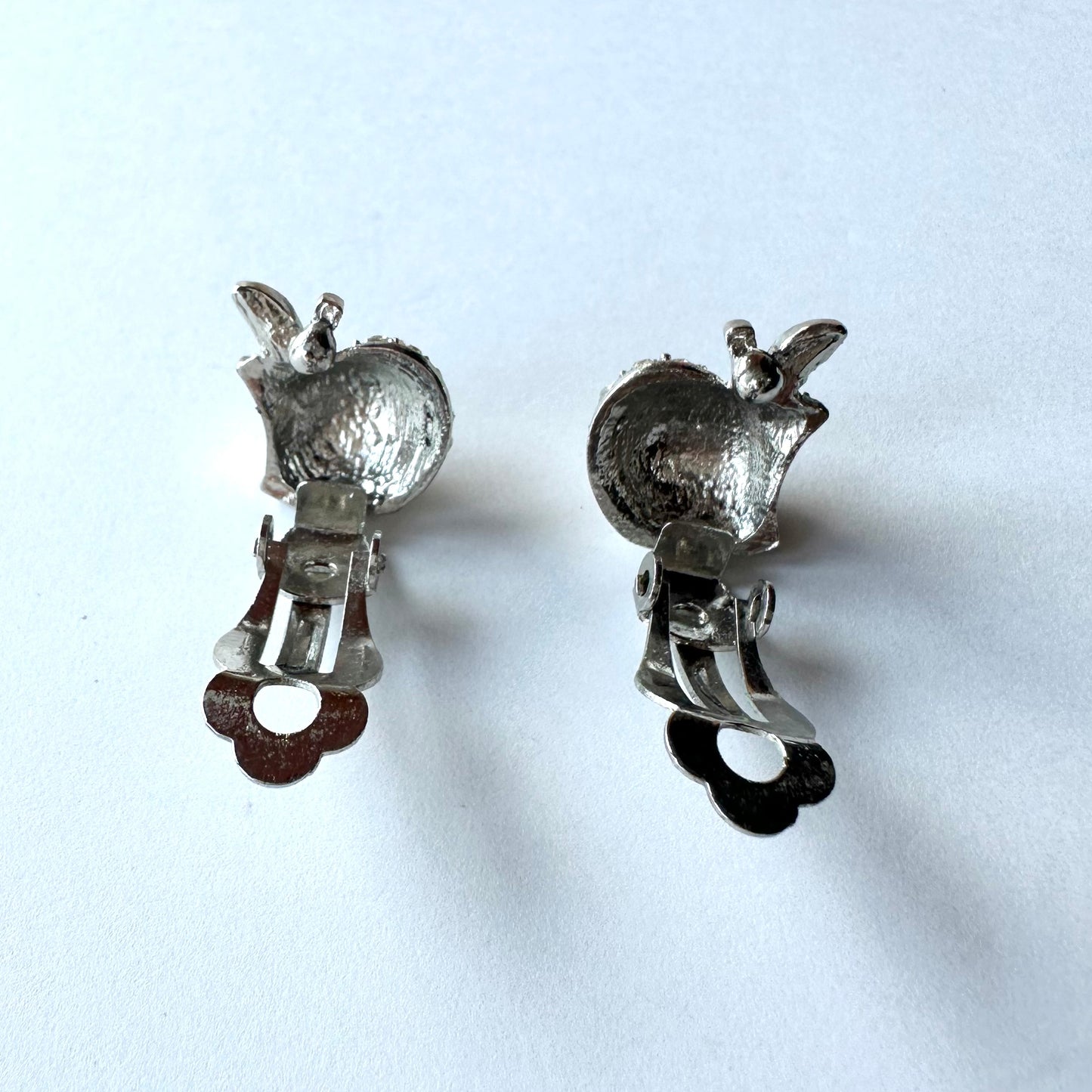 クリアグラス アップル イヤリング