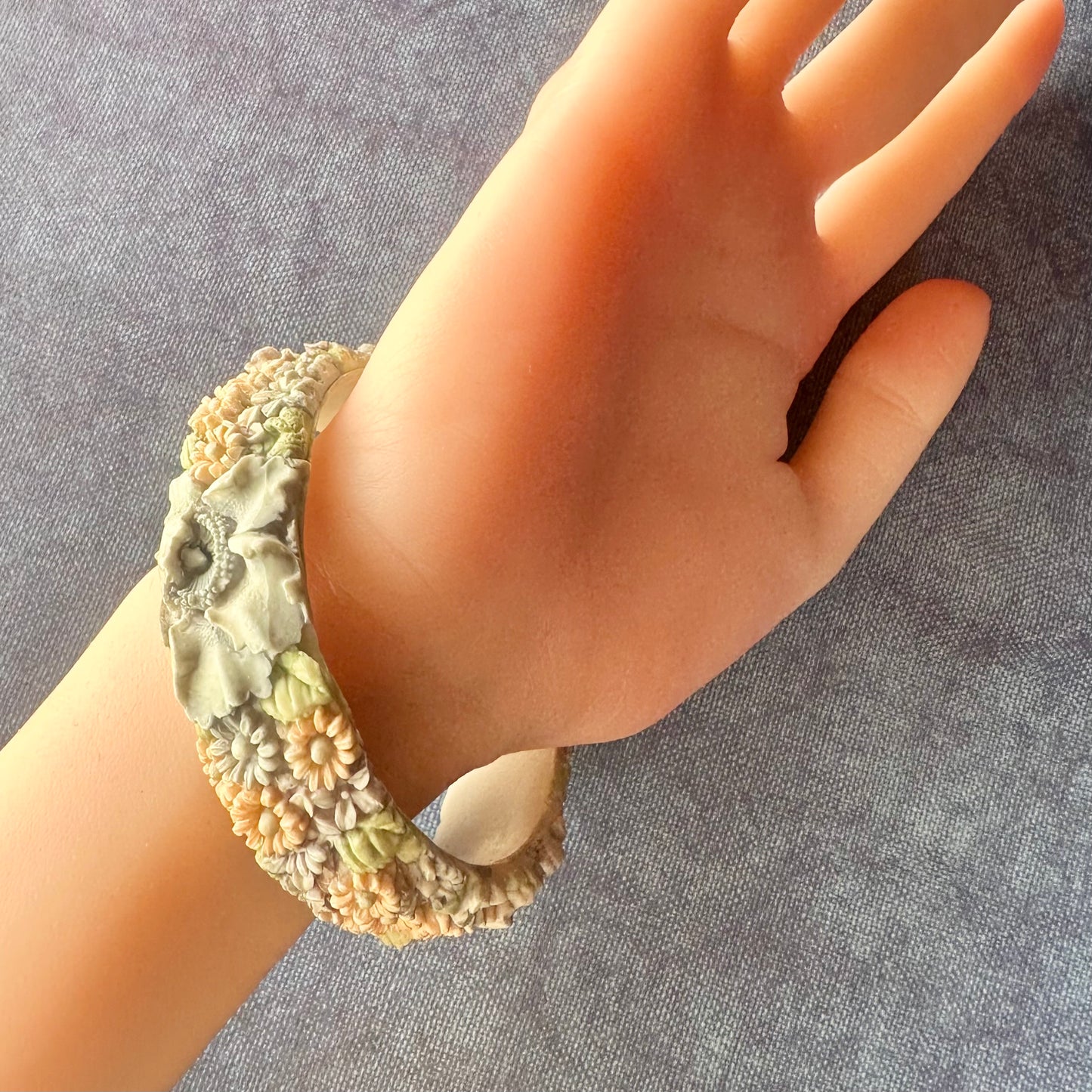 パステルフラワーバングル