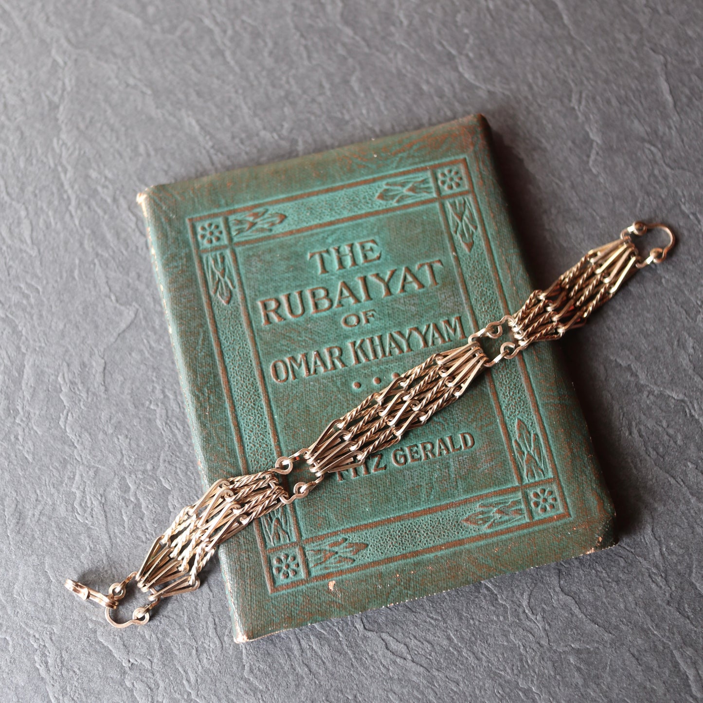 ロールドゴールド チェーンブレスレット