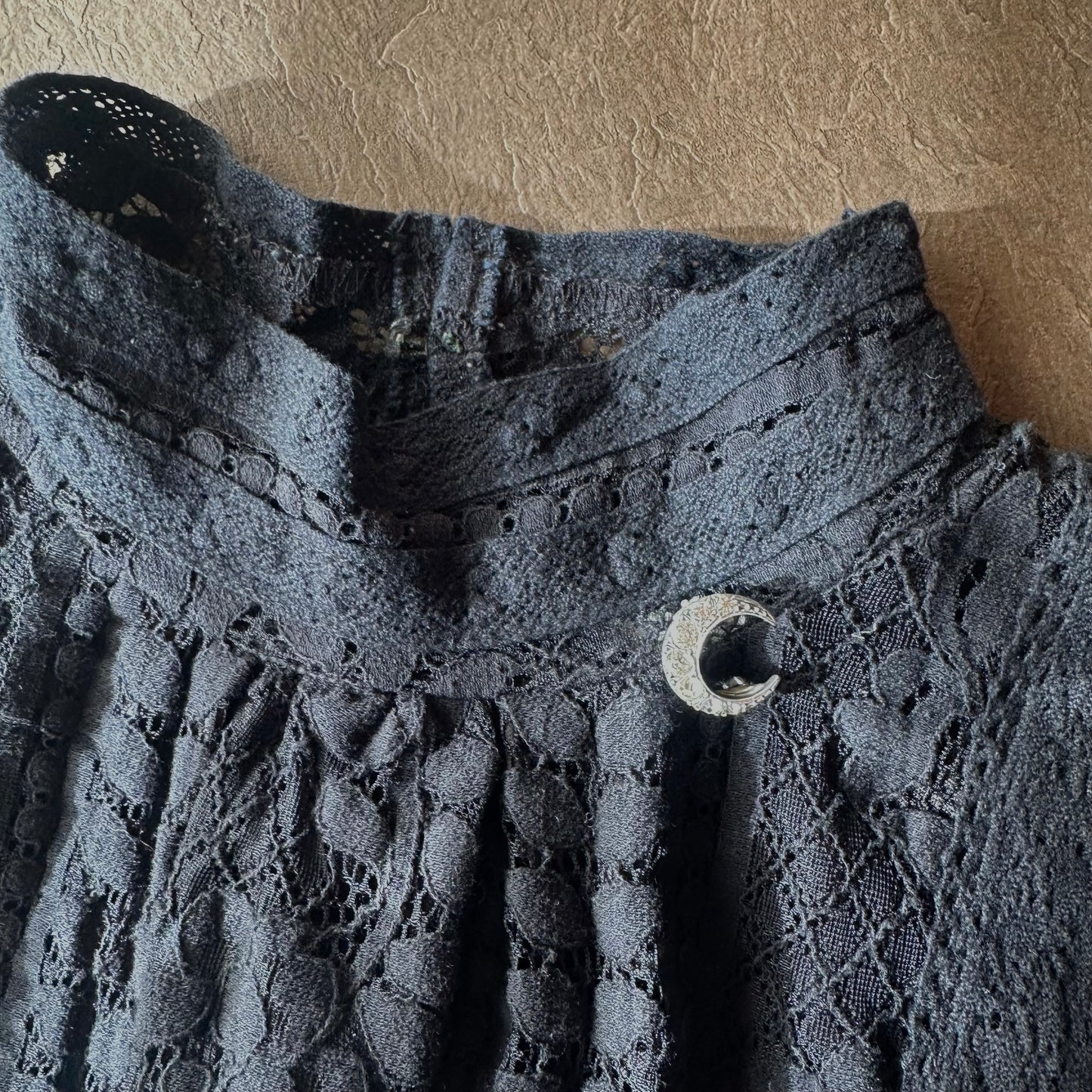 シルバー900 ミニクレセント ブローチ