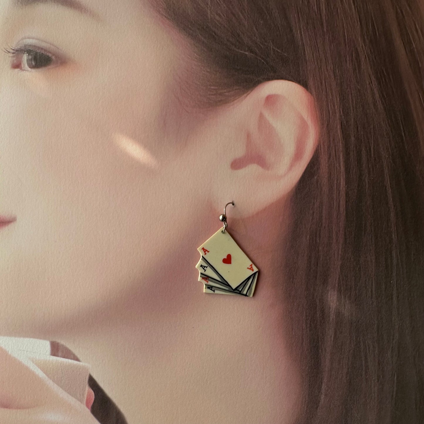 トランプ ヴィンテージピアス