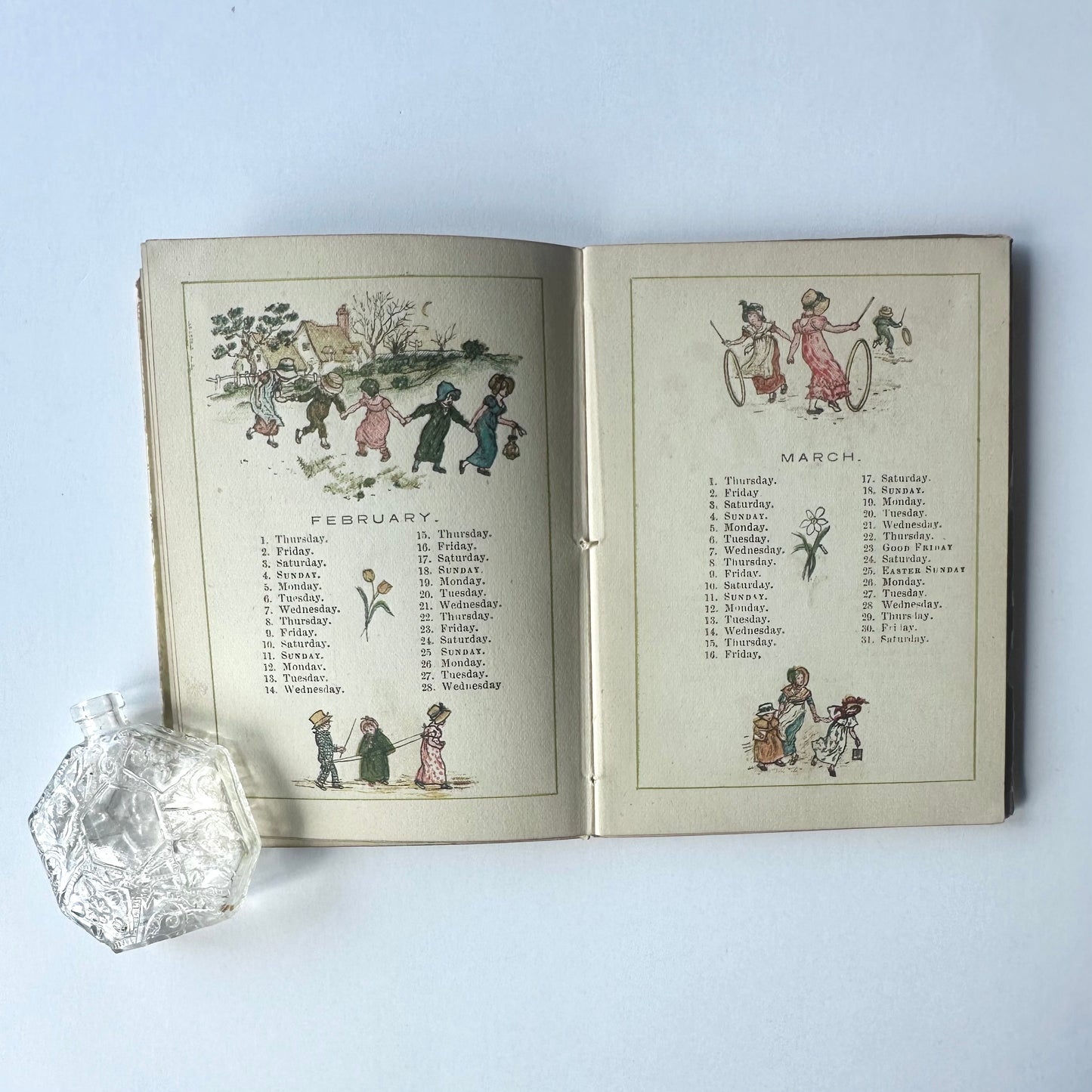 アンティークブック ALMANACK for 1883 KATE GREENAWAY