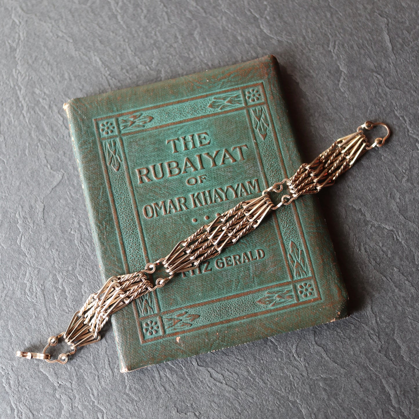 ロールドゴールド チェーンブレスレット