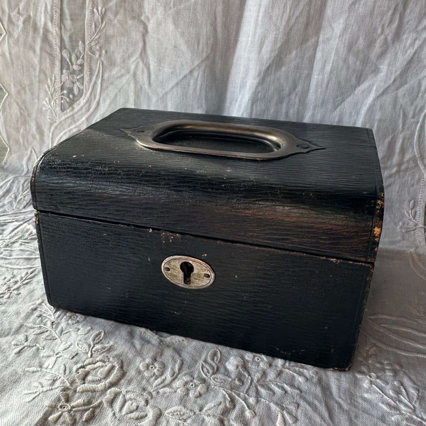 アンティークジュエリーボックス ダークグリーン