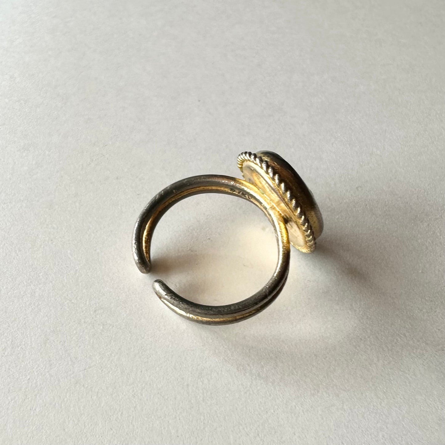 マイクロモザイク ヴィンテージリング