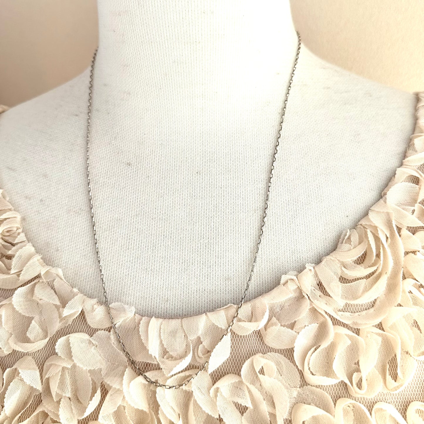 スターリングシルバー ロロリンク ヴィンテージチェーン ネックレス