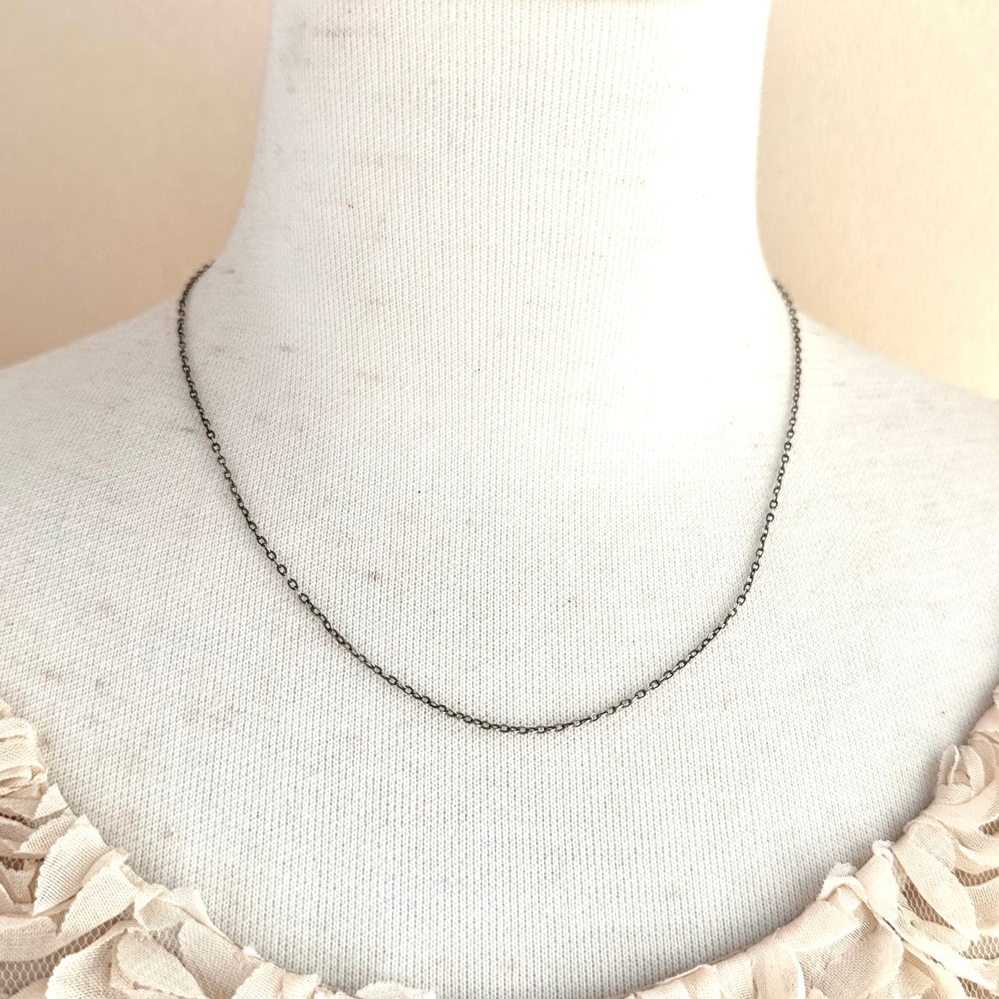 スターリングシルバー ヴィンテージチェーン ネックレス