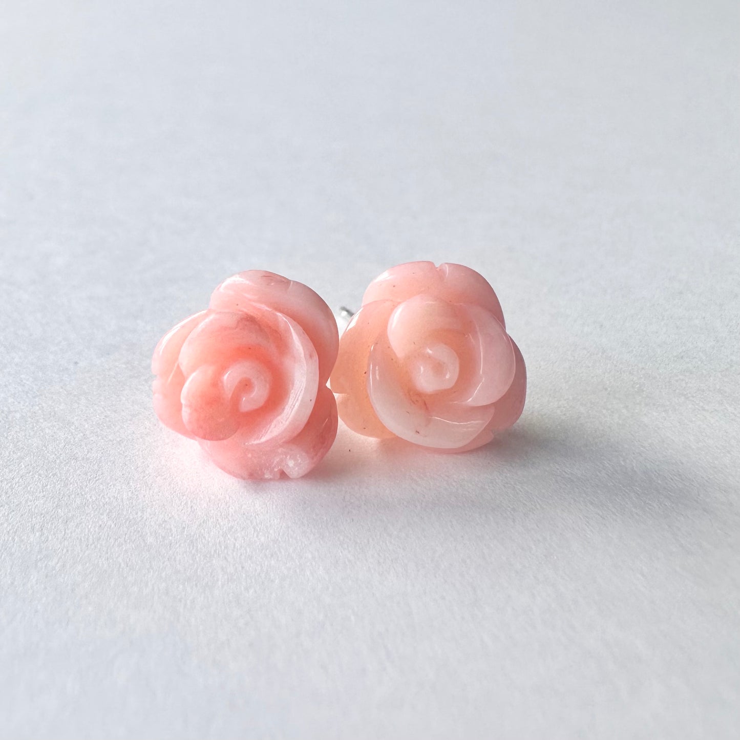 コーラル ローズ ピアス