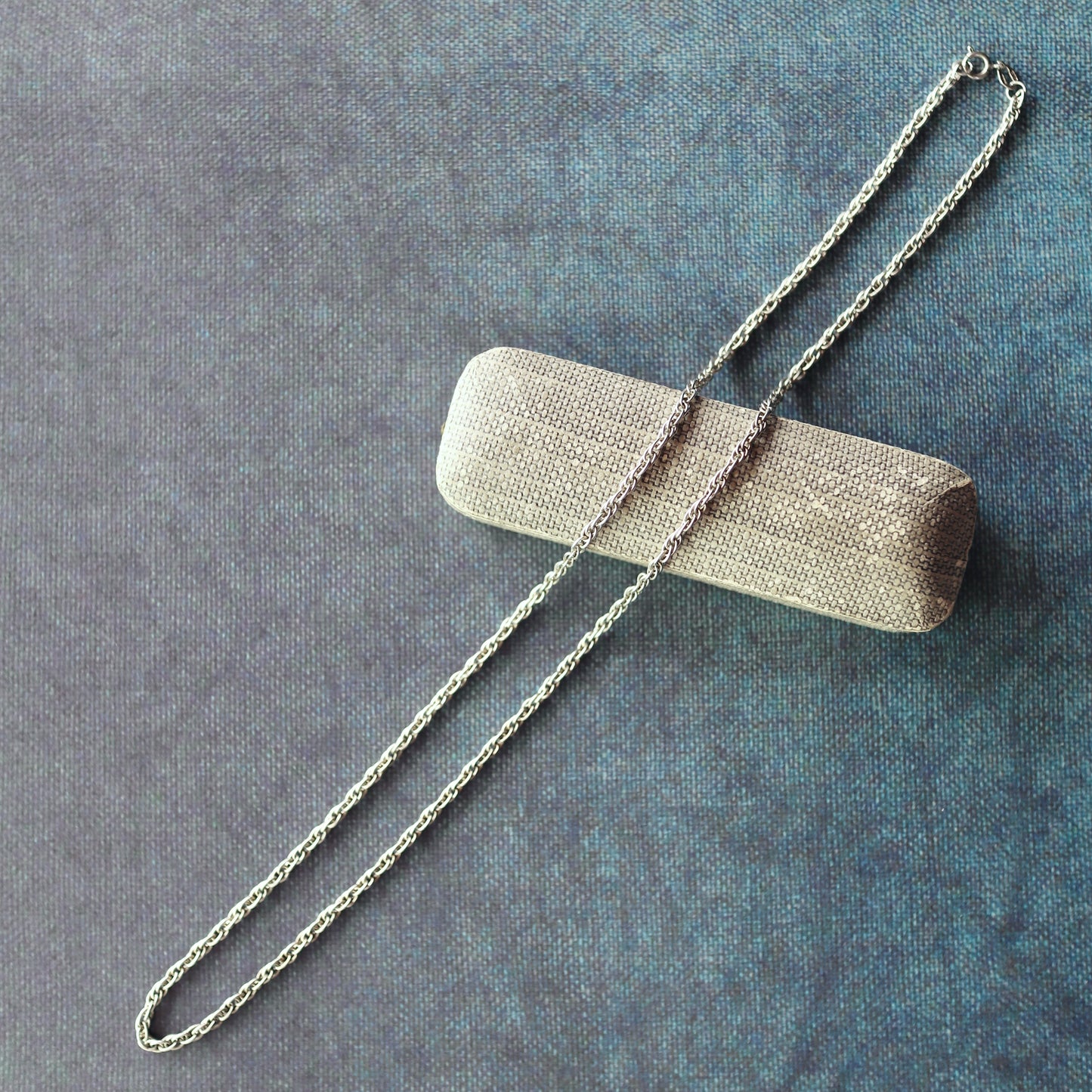 スターリングシルバー ヴィンテージ リンクチェーン ネックレス