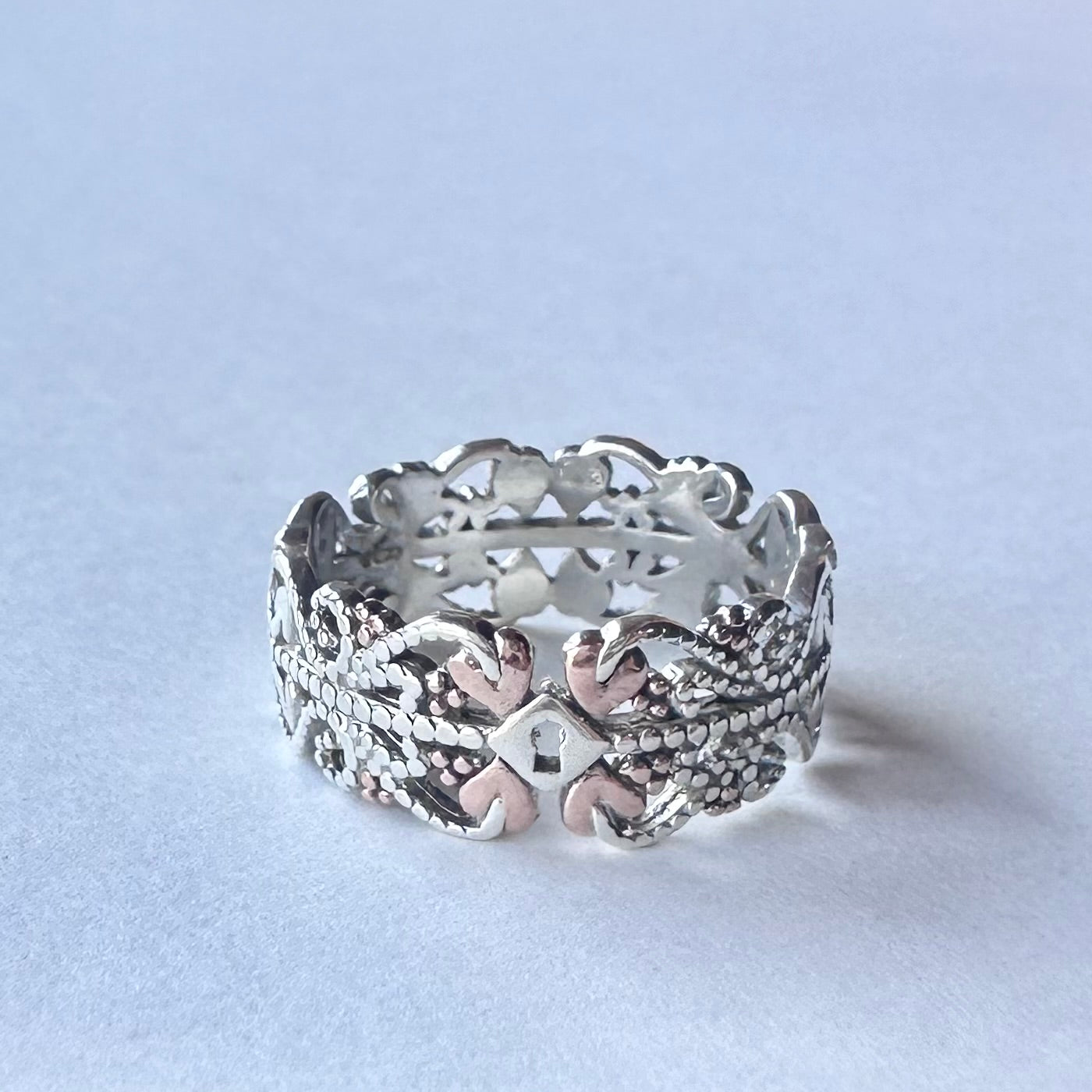 Clogau ウェルシュゴールド＆スターリングシルバー ケンジントン リング 14.5号