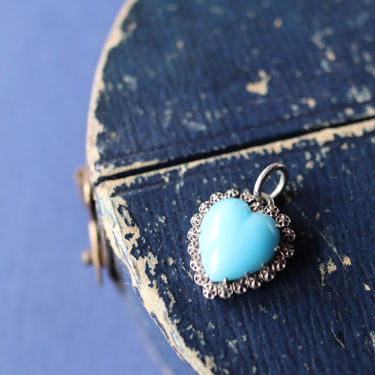 ソリッドシルバー ハートモチーフ ペンダントトップ