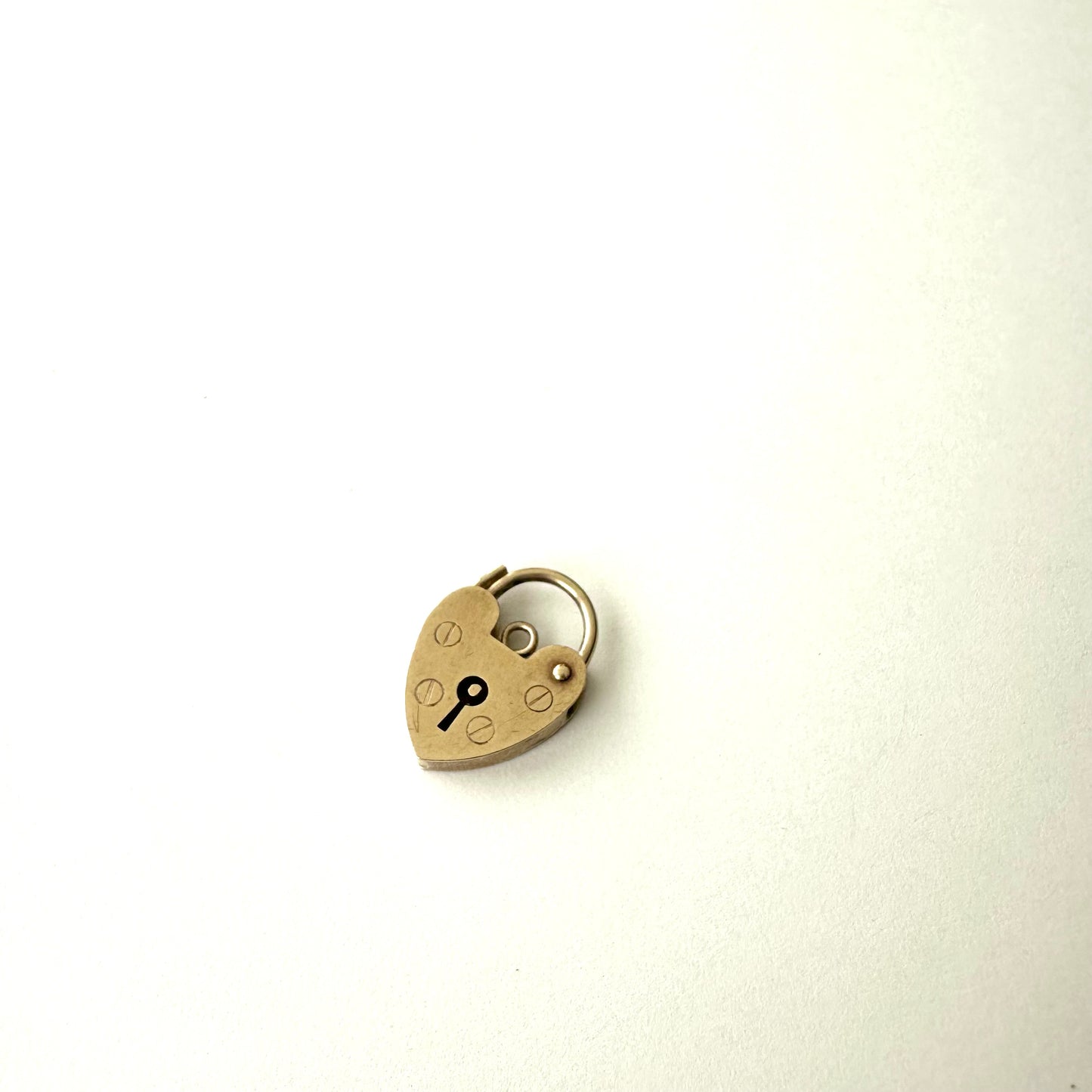 9ctゴールド パドロック 1973年 ロンドン