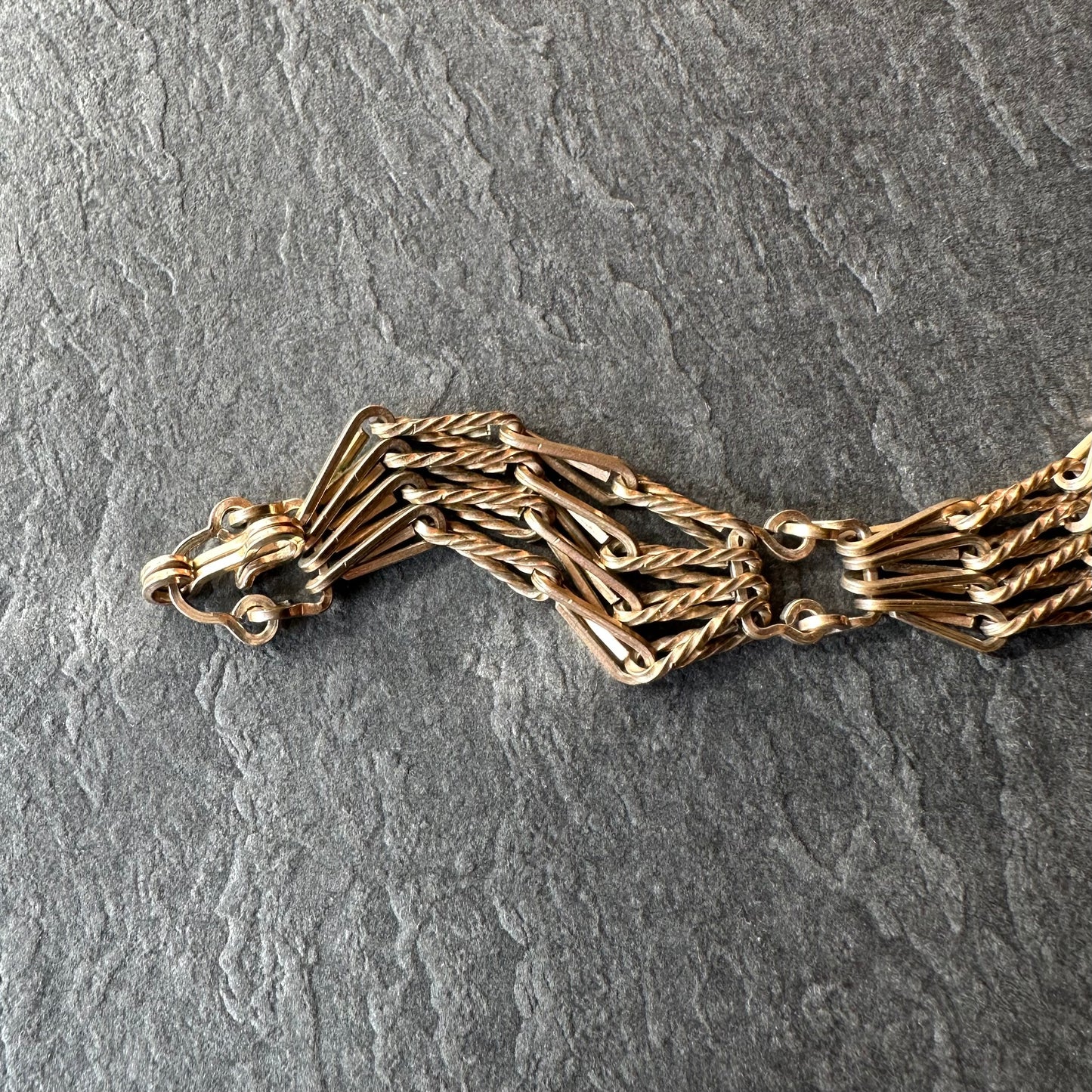 ロールドゴールド チェーンブレスレット