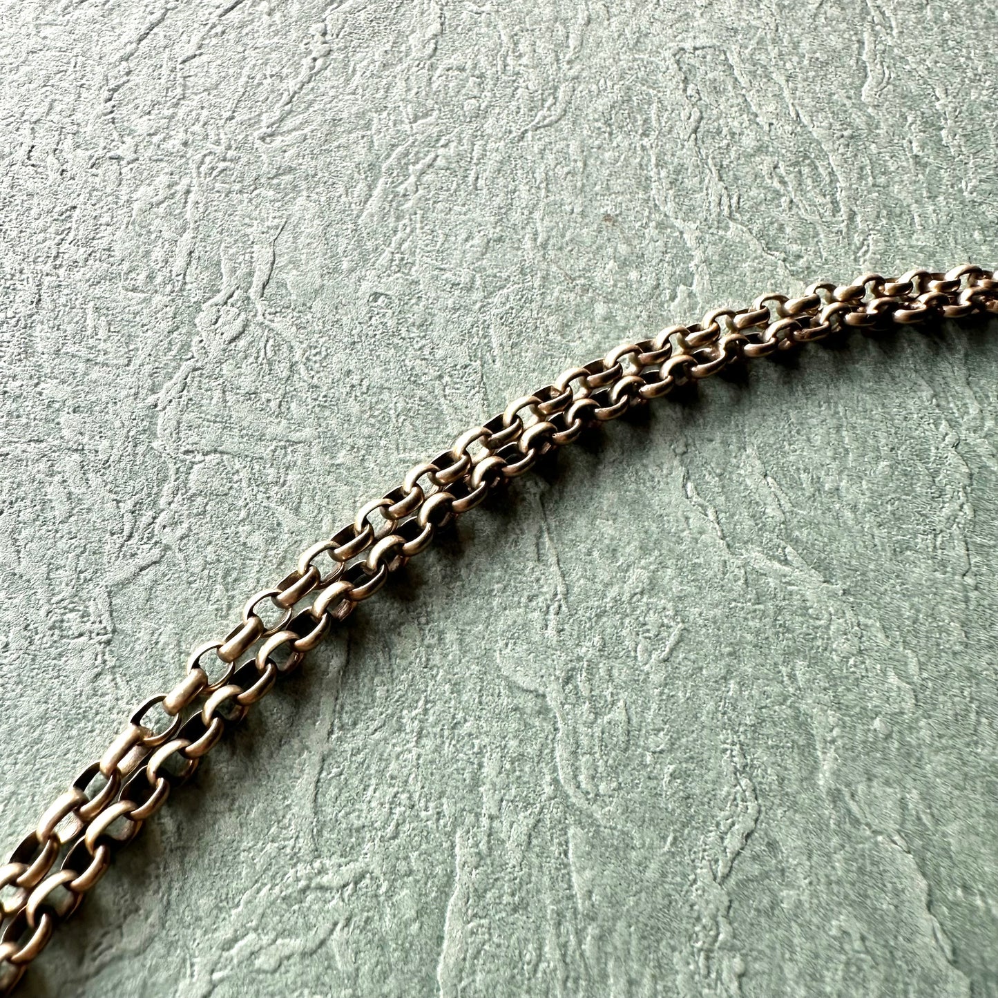 ヴィクトリアン ロングガードチェーン ドッグクリップ付